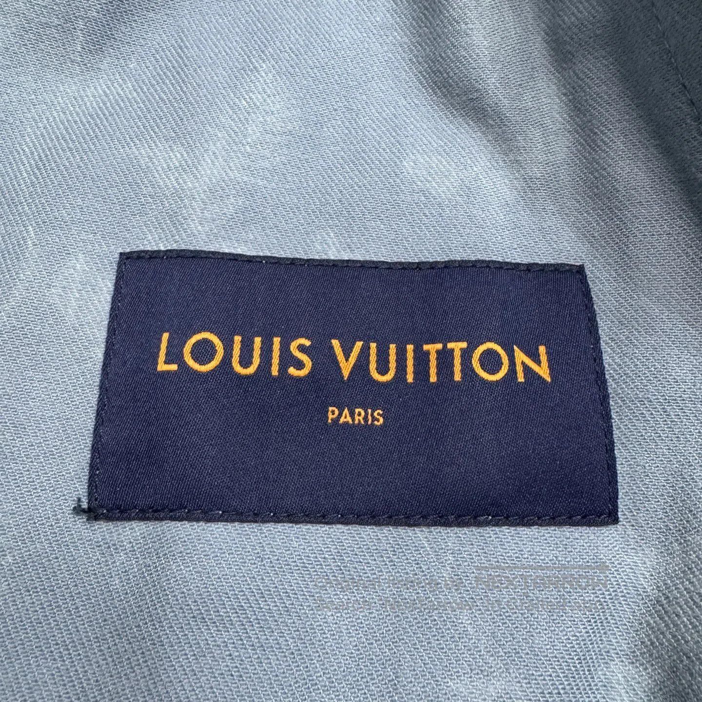 Louis Vuitton Louis Vuitton A denim jacket with a pattern of full wheat Size US L / EU 52-54 / 3 - 3 Thumbnail