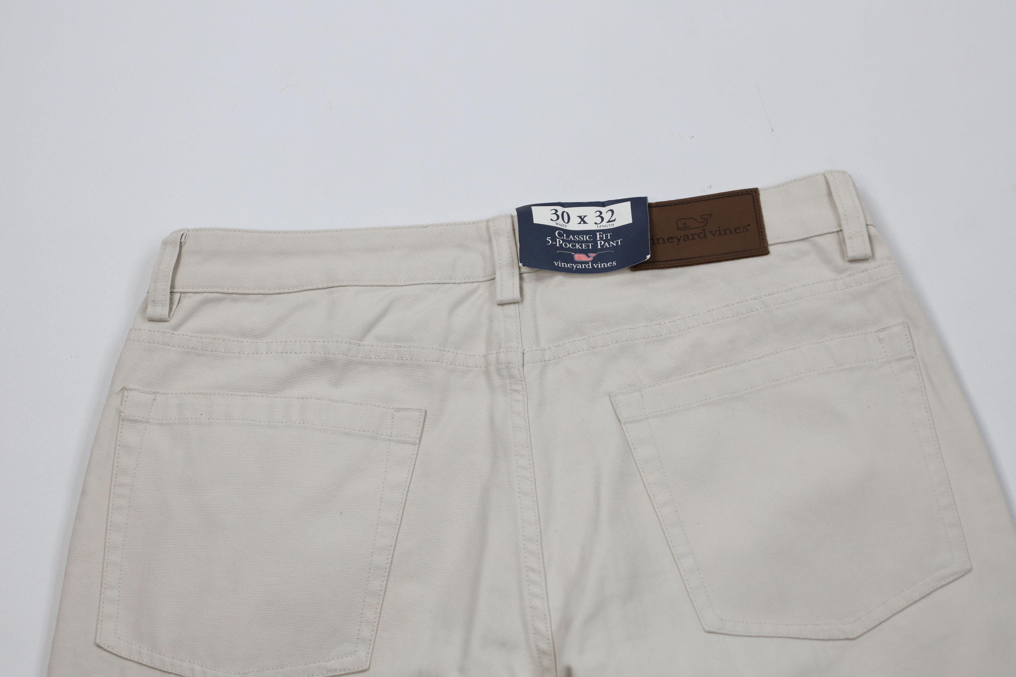 Vineyard Vines New Vineyard Vines 5 Pocket Straight Leg Pants Stone Beige Size US 30 / EU 46 - 9 Thumbnail