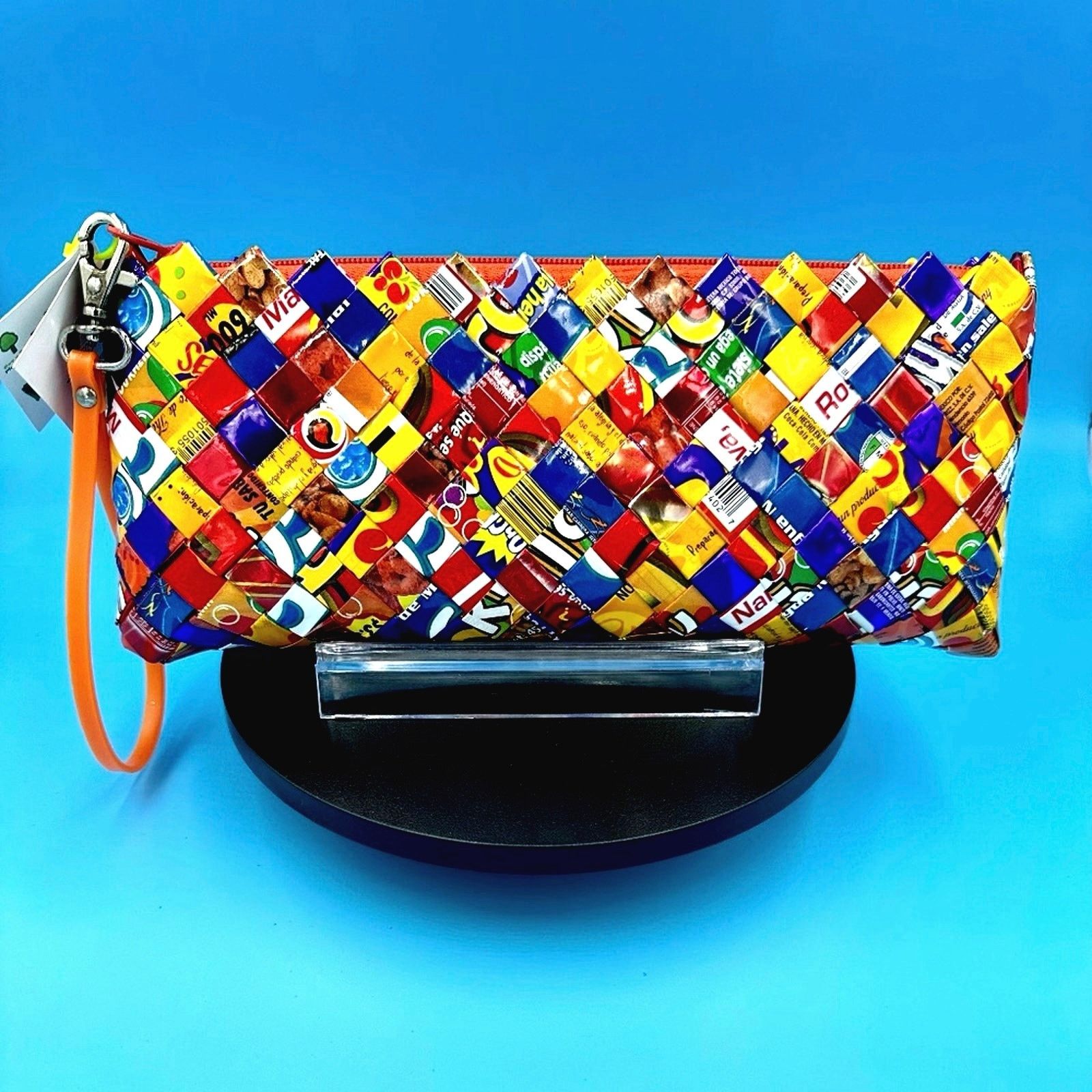 Other Handbag Bright Colorful Ecoist Candy Wrapper Clutch/Wristlet Size ONE SIZE - 3 Thumbnail