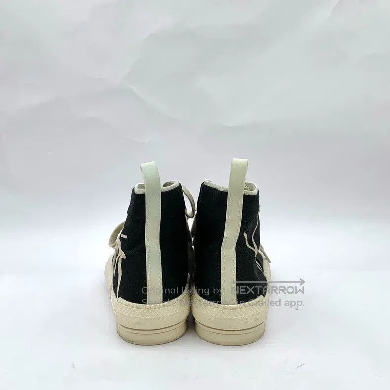Dior Dior Black logo letter graffiti lacing casual flat high-to Size US 11 / EU 44 - 4 Thumbnail