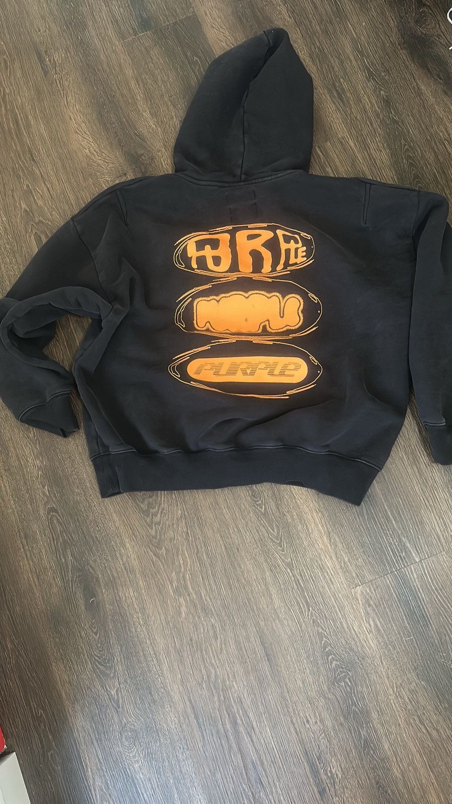 Purple Brand Purple brand black and orange hoodie Size US XL / EU 56 / 4 - 2 Thumbnail
