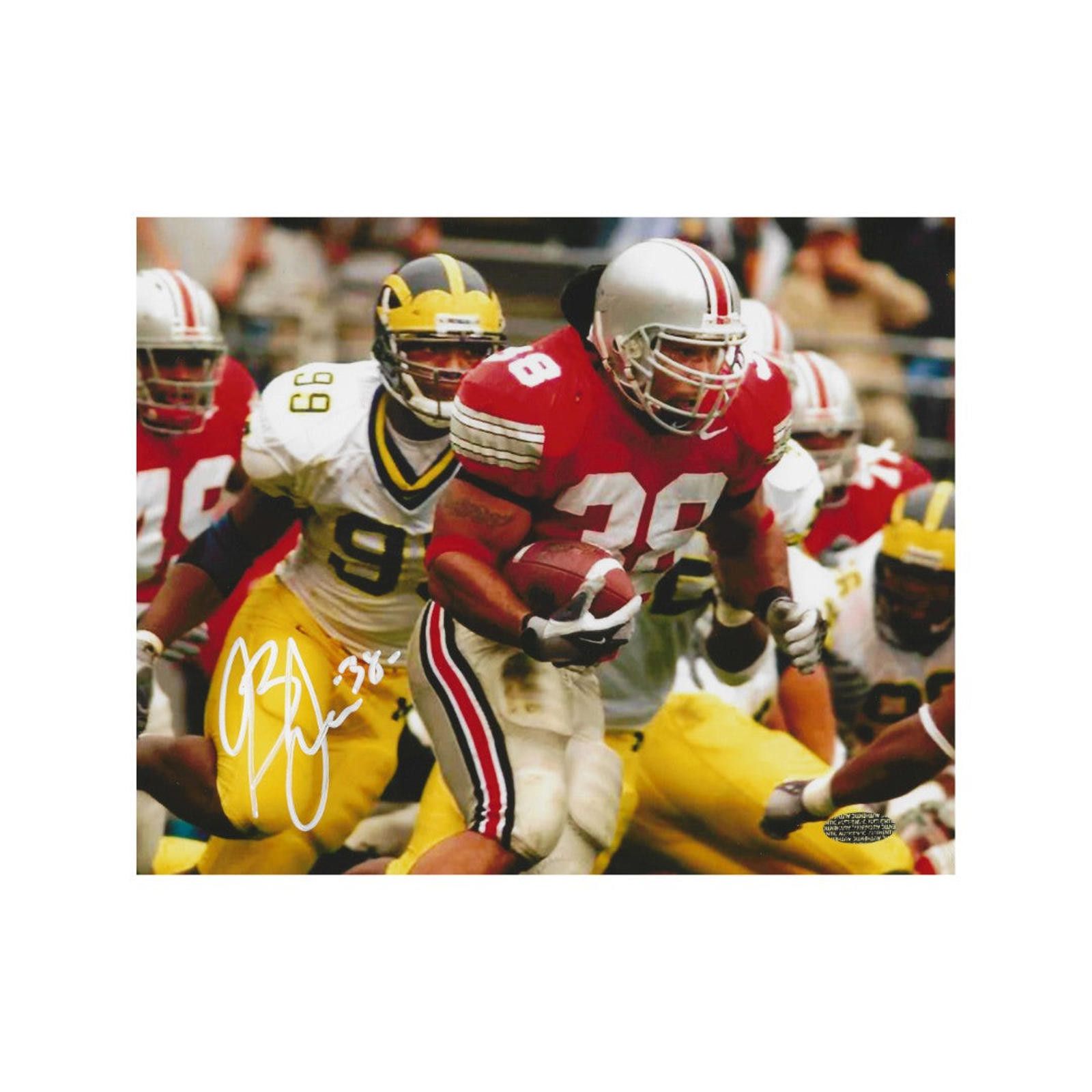 Other BRANDEN JOE AUTOGRAPHED 8X10 PHOTO OHIO STATE WITH COA Size ONE SIZE - 3 Thumbnail