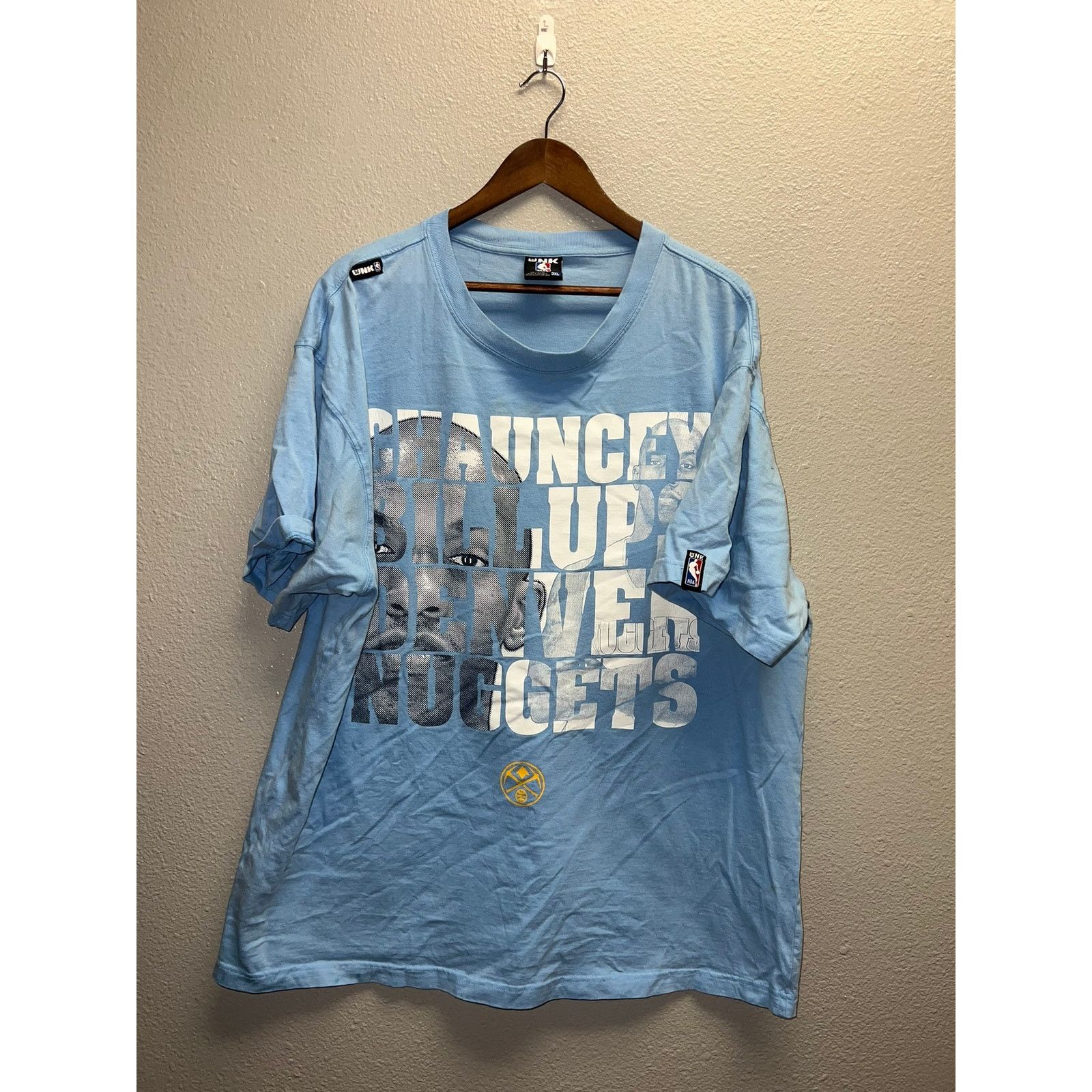 NBA Vintage Chauncey Billups Shirt NBA UNK Denver Nuggets Tee 3X Size US XXL / EU 58 / 5 - 1 Thumbnail