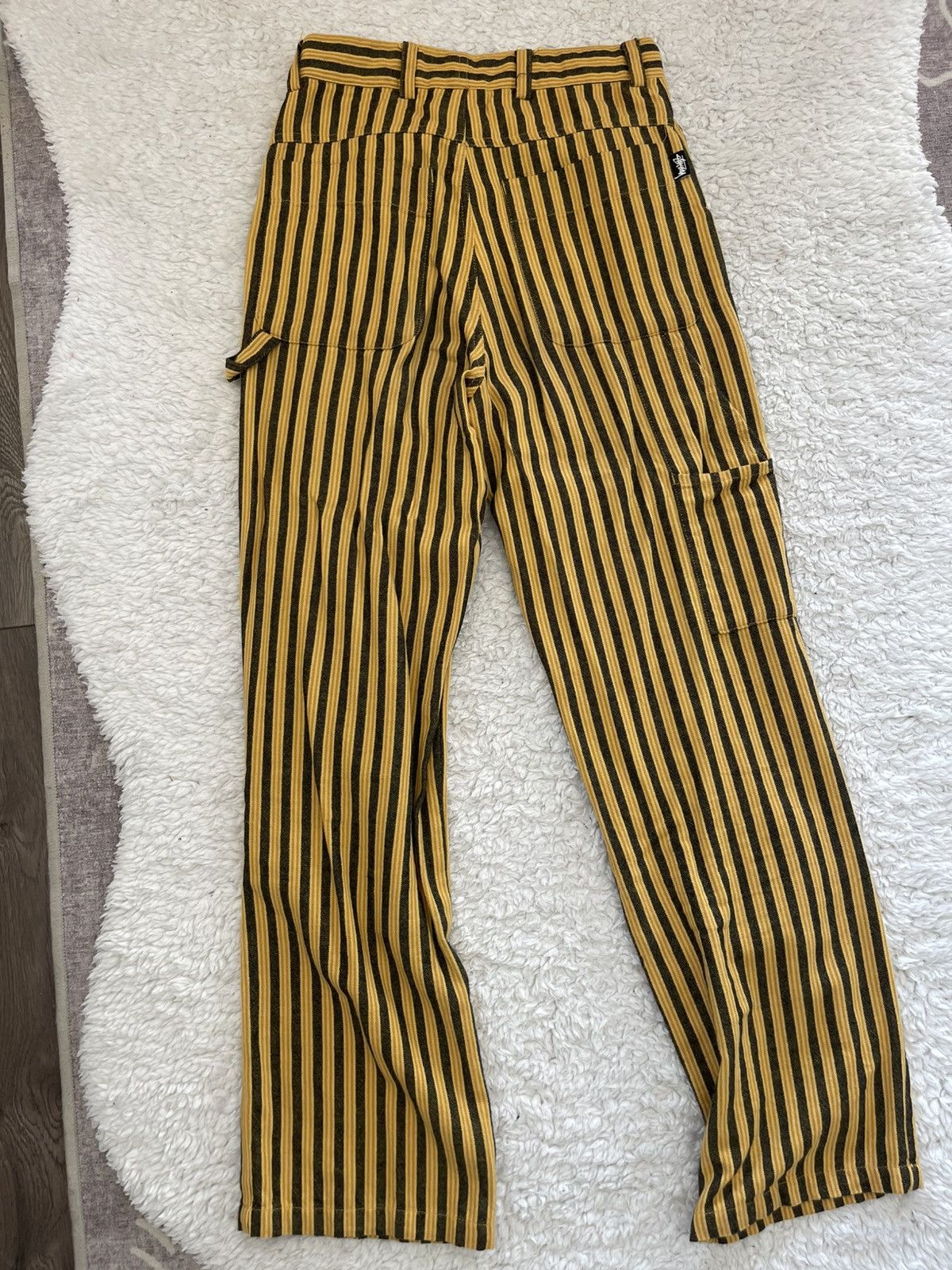 Stussy Stussy piper soft cargo woven striped pant Size 27" / US 4 / IT 40 - 4 Thumbnail