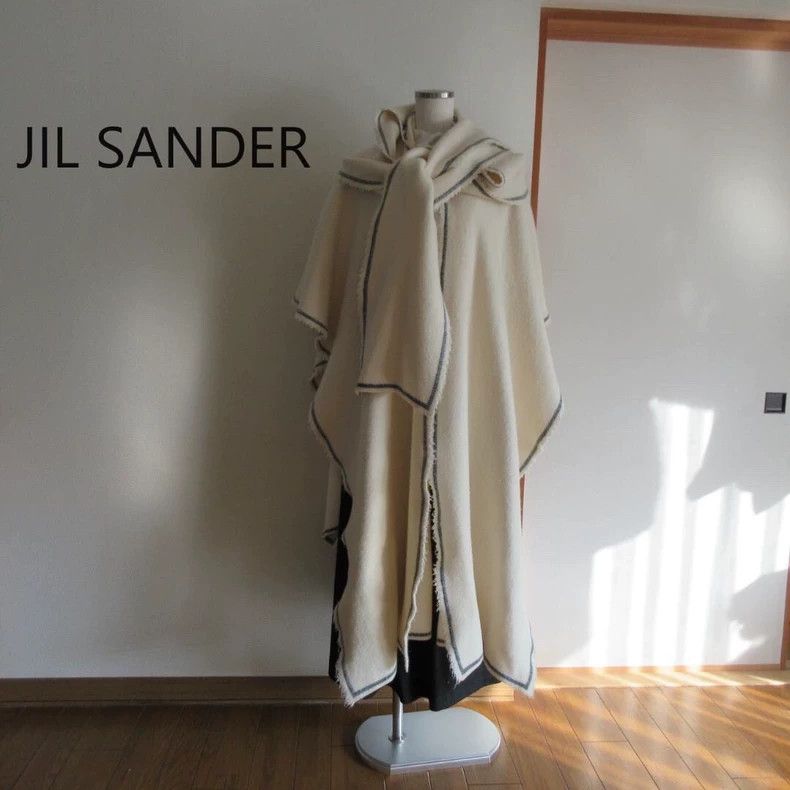 Jil Sander Jil Sander Wool scarf cloak Size 4XL / US 24-26 - 6 Thumbnail