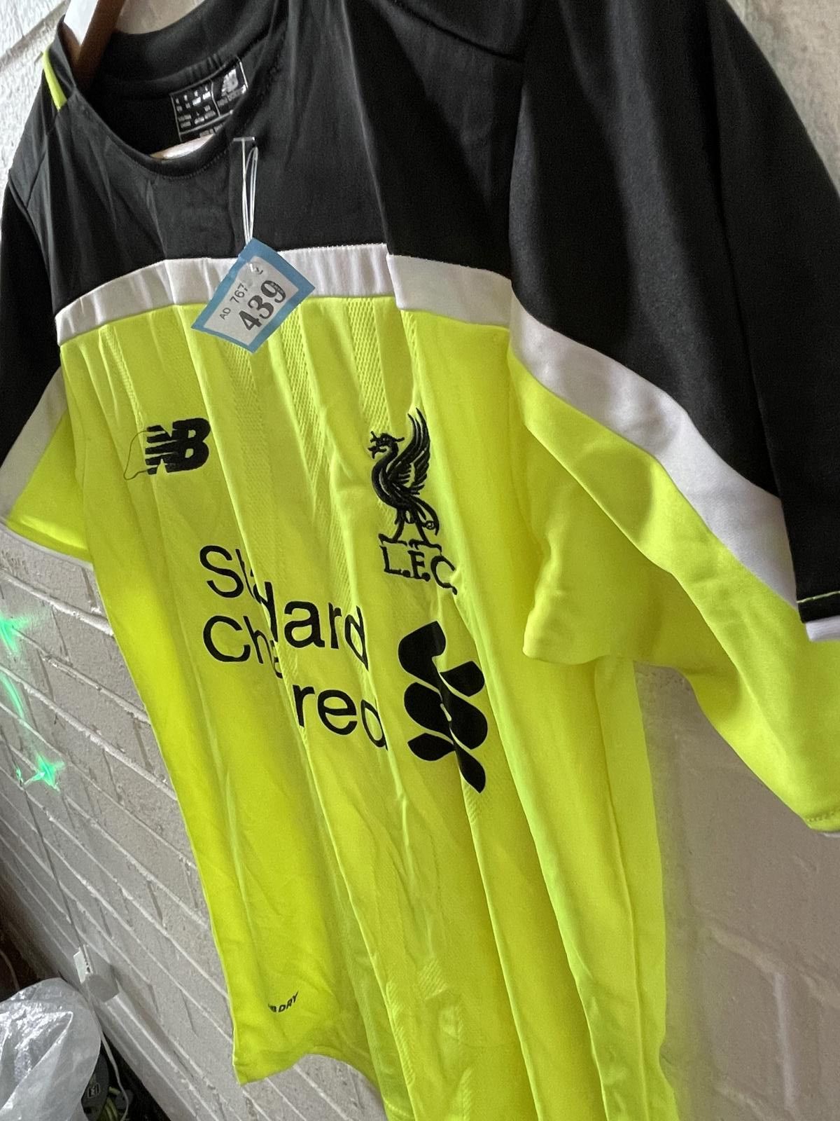 New Balance Liverpool FC Men's Sports Jersey - Yellow/Black Size US M / EU 48-50 / 2 - 3 Thumbnail