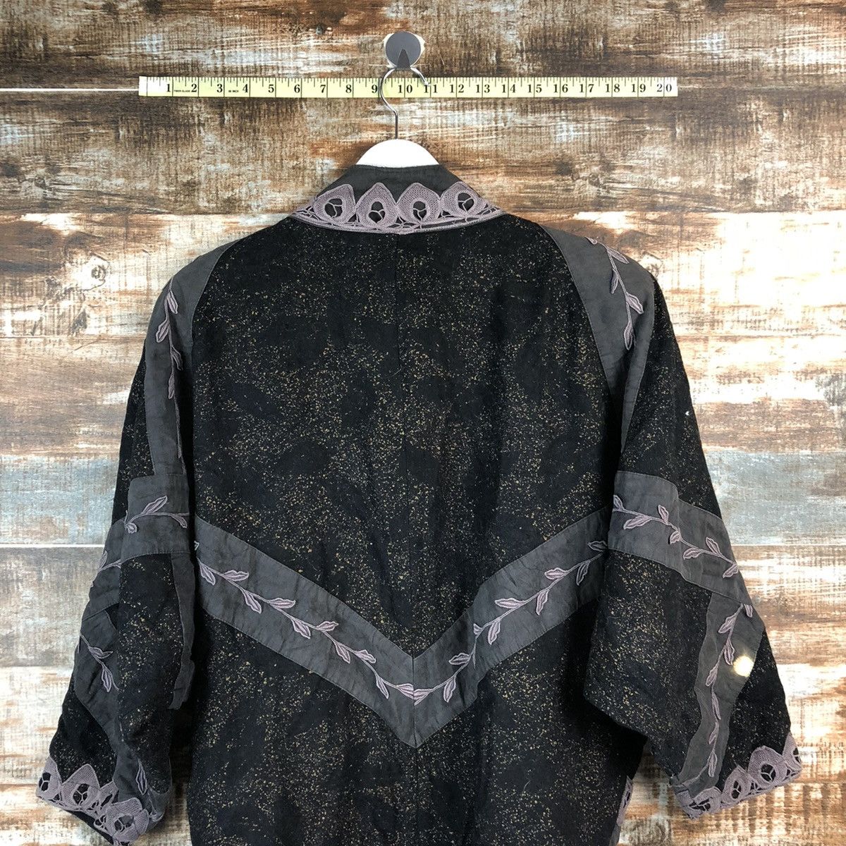 Japanese Brand Madame Points Black Knitwear #A2411 Size US L / EU 52-54 / 3 - 14 Thumbnail
