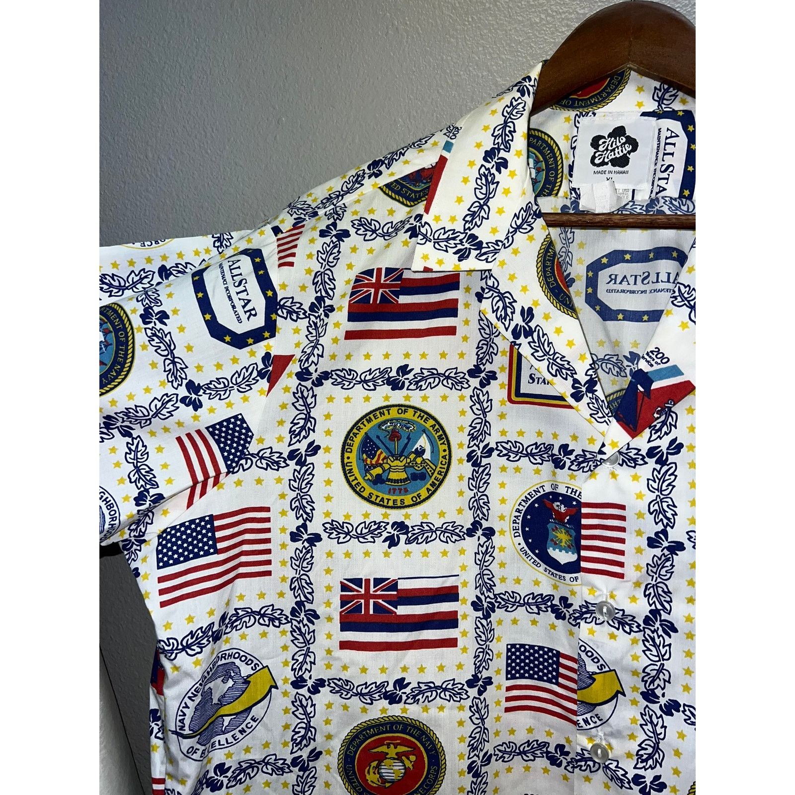 Hilo Hattie Vintage Hilo Hattie Army Shirt US Air Force Navy Button Up X Size US XL / EU 56 / 4 - 2 Thumbnail