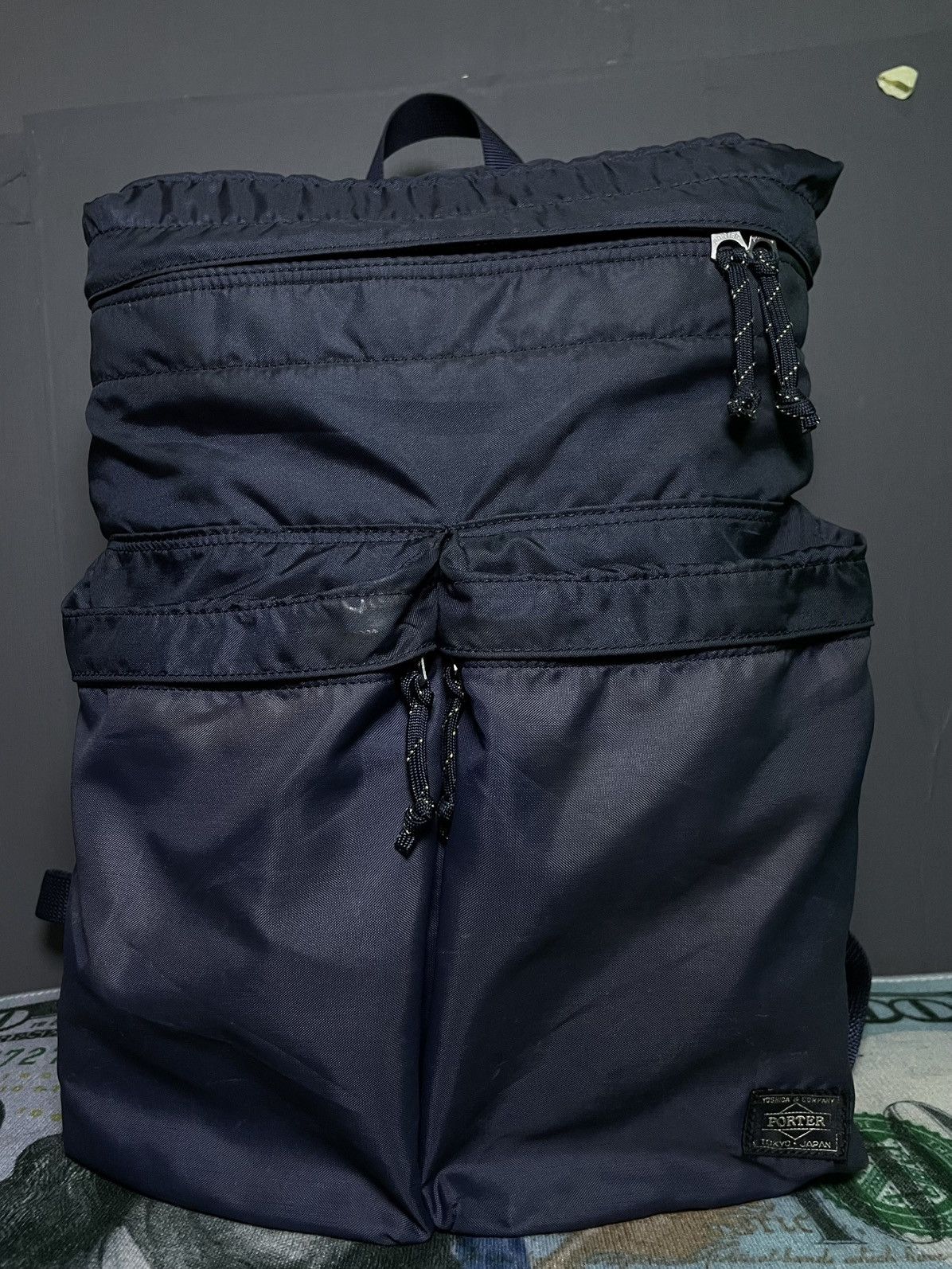 Porter PORTER FORCE DAYPACK DUAL FRONT POCKET BLACK Size 32 - 1 Thumbnail