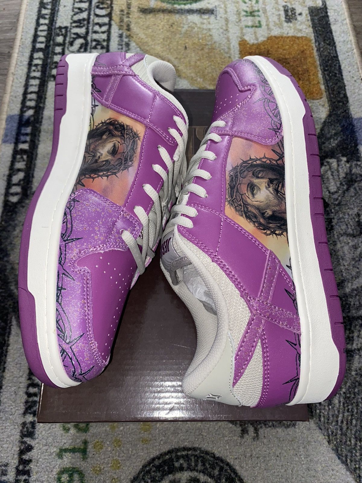 Kitowares Kito Wares Passion of Christ Low Purple Size US 13 / EU 46 - 2 Thumbnail