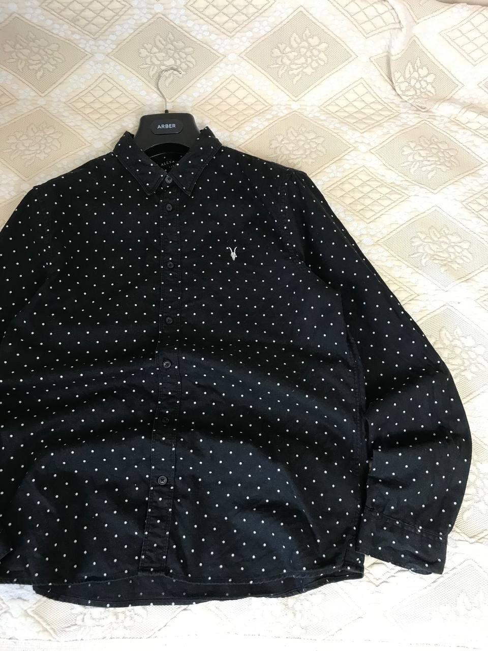 Allsaints 🔥 Allsaints Bethel LS Shirt Button Up Slim Fit Cotton Size US L / EU 52-54 / 3 - 2 Thumbnail