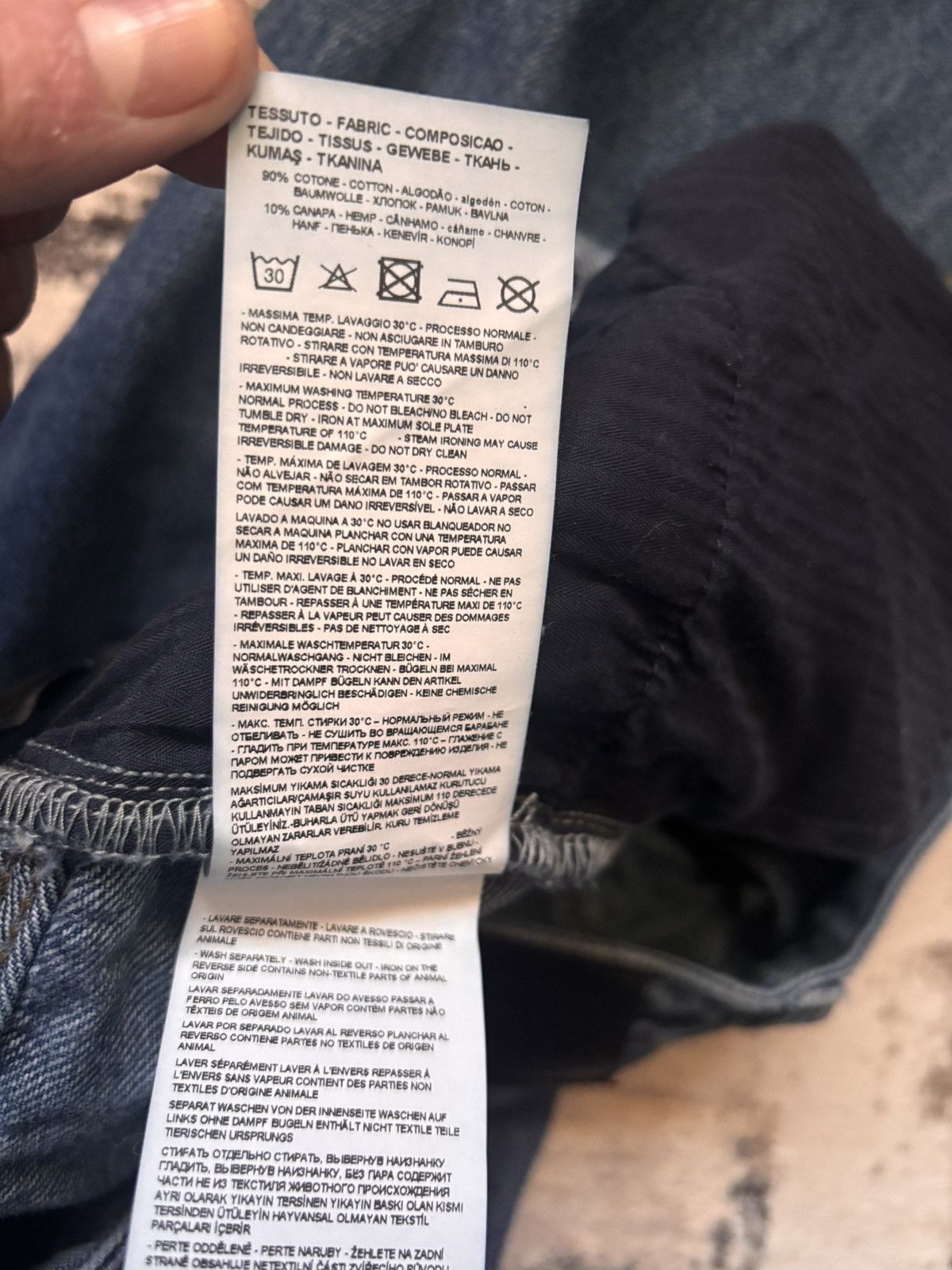 Emporio Armani Emporio Armani Blue Five-Pocket Jeans Size US 28 / EU 44 - 11 Thumbnail