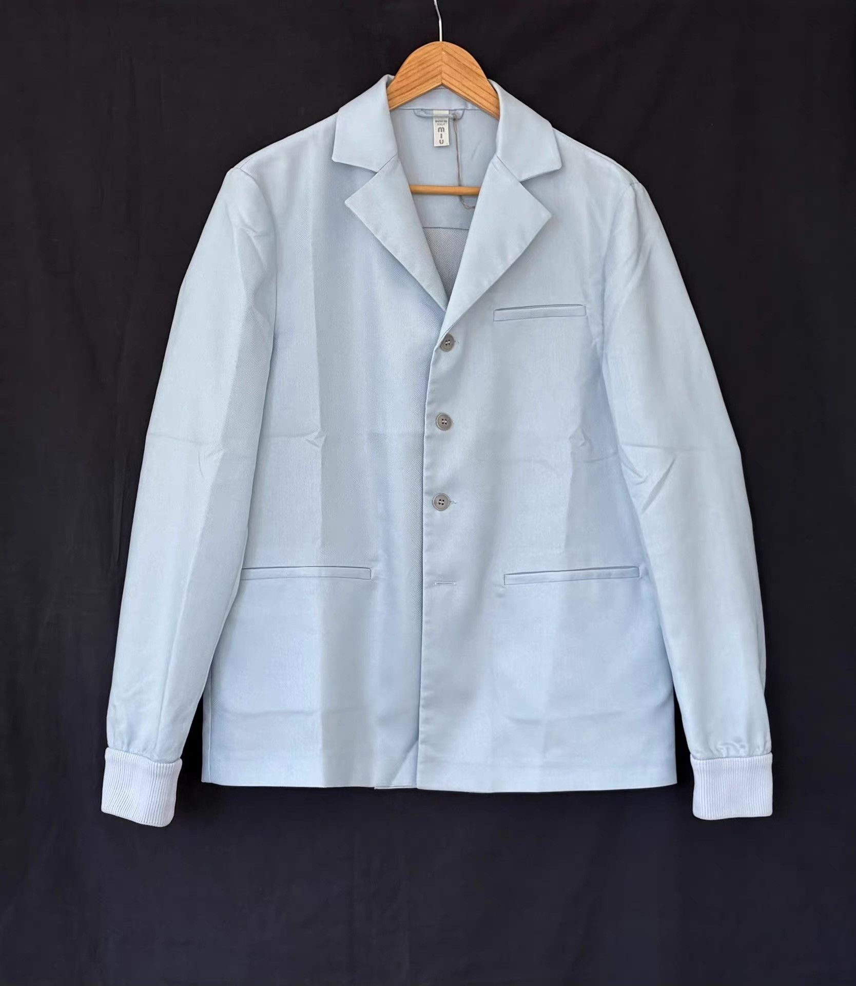 Miu Miu Miu Miu Men's Light Tech Blazer Jacket Ｑ21 Size US M / EU 48-50 / 2 - 1 Thumbnail