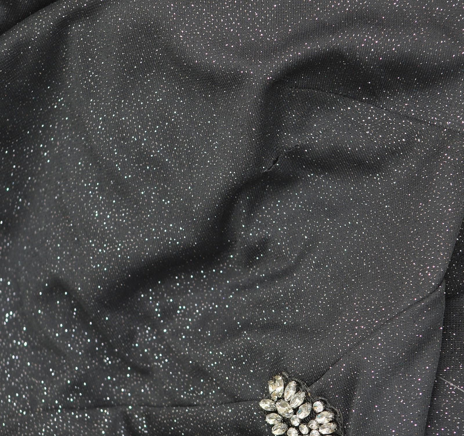 Todd Snyder Slny Formal Long Glitter Mesh Stretch 9133153 Smoke Gray 6 Size M / US 6-8 / IT 42-44 - 3 Thumbnail