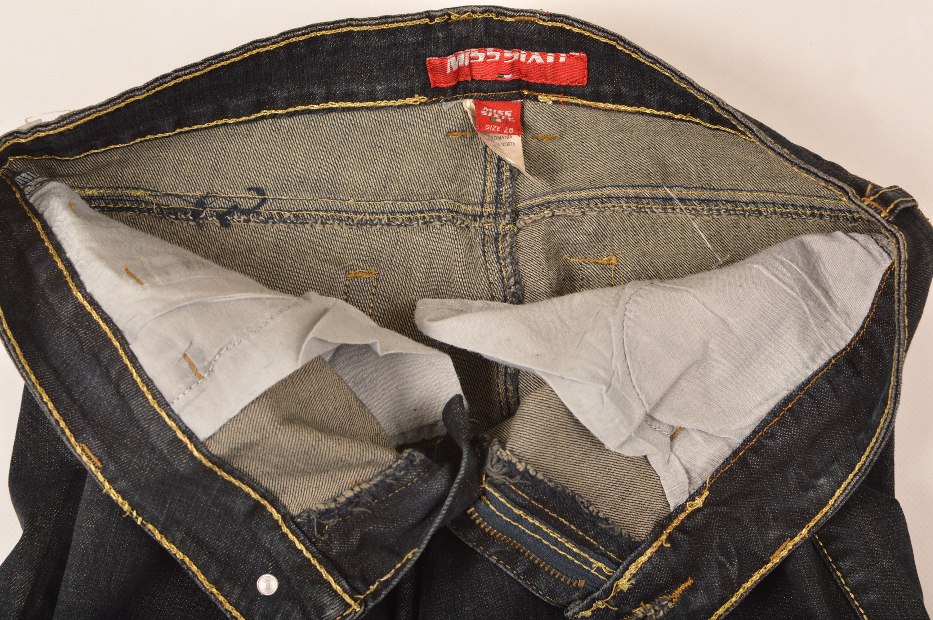Miss Sixty × Vintage Miss Sixty 60 Vintage Y2K Flare Denim Jeans Size 28" / US 6 / IT 42 - 3 Thumbnail