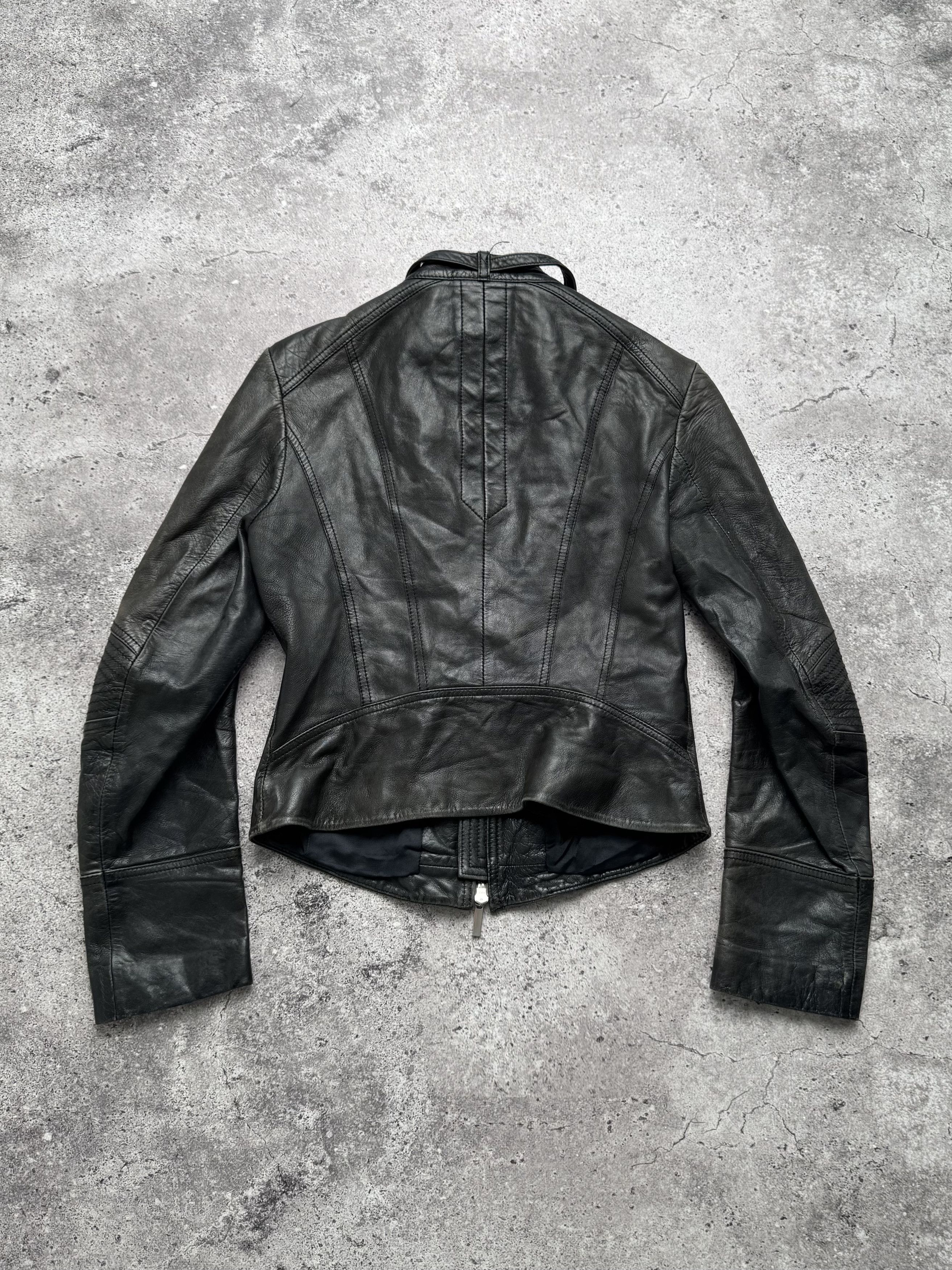 Vintage Vintage Faded Leather Cropped Jacket C5(V405)(E8) Size XS / US 0-2 / IT 36-38 - 11 Thumbnail