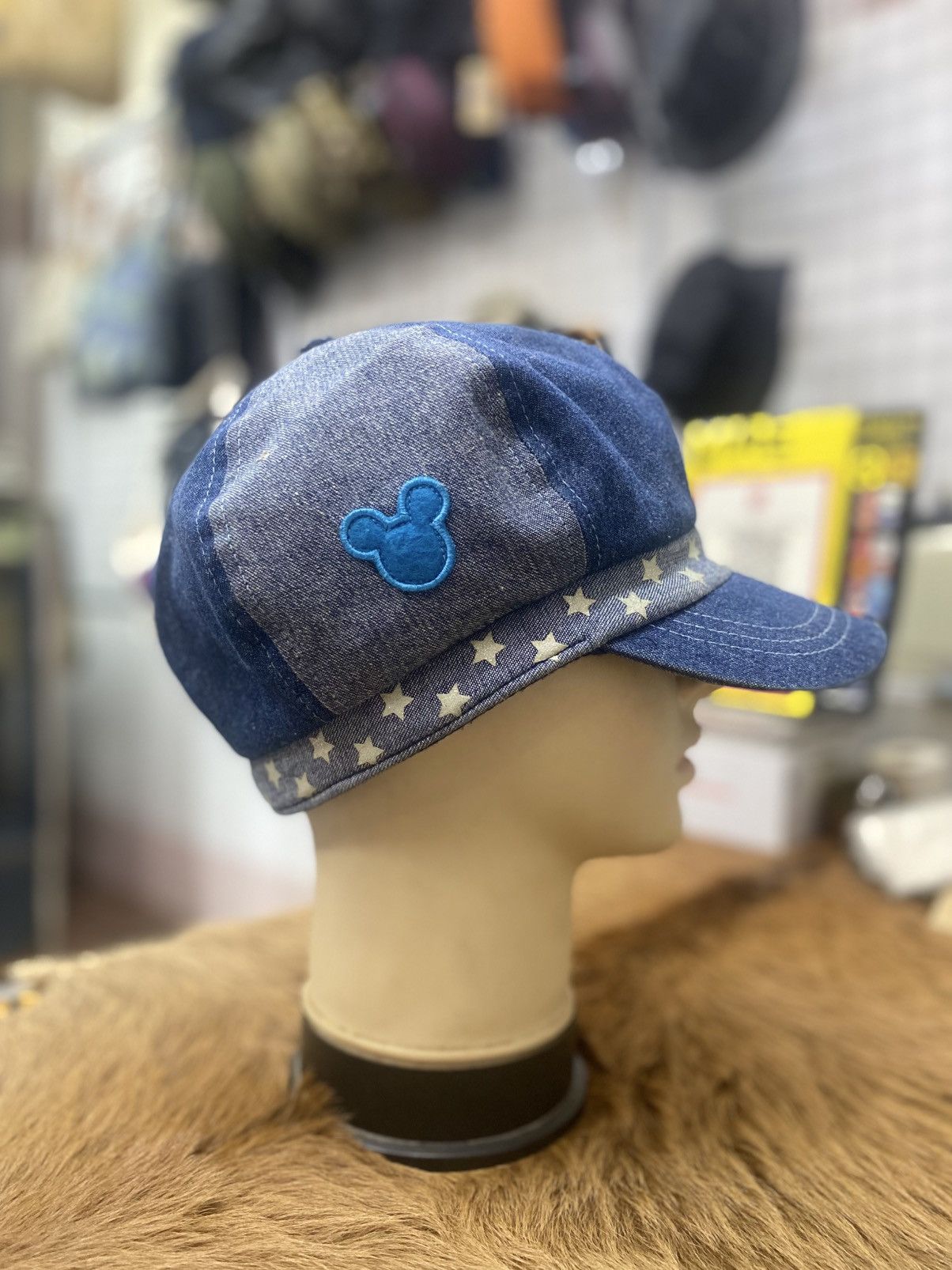 Mickey Mouse Vintage Mickey Mouse NewsBoy Cap Size ONE SIZE - 4 Thumbnail