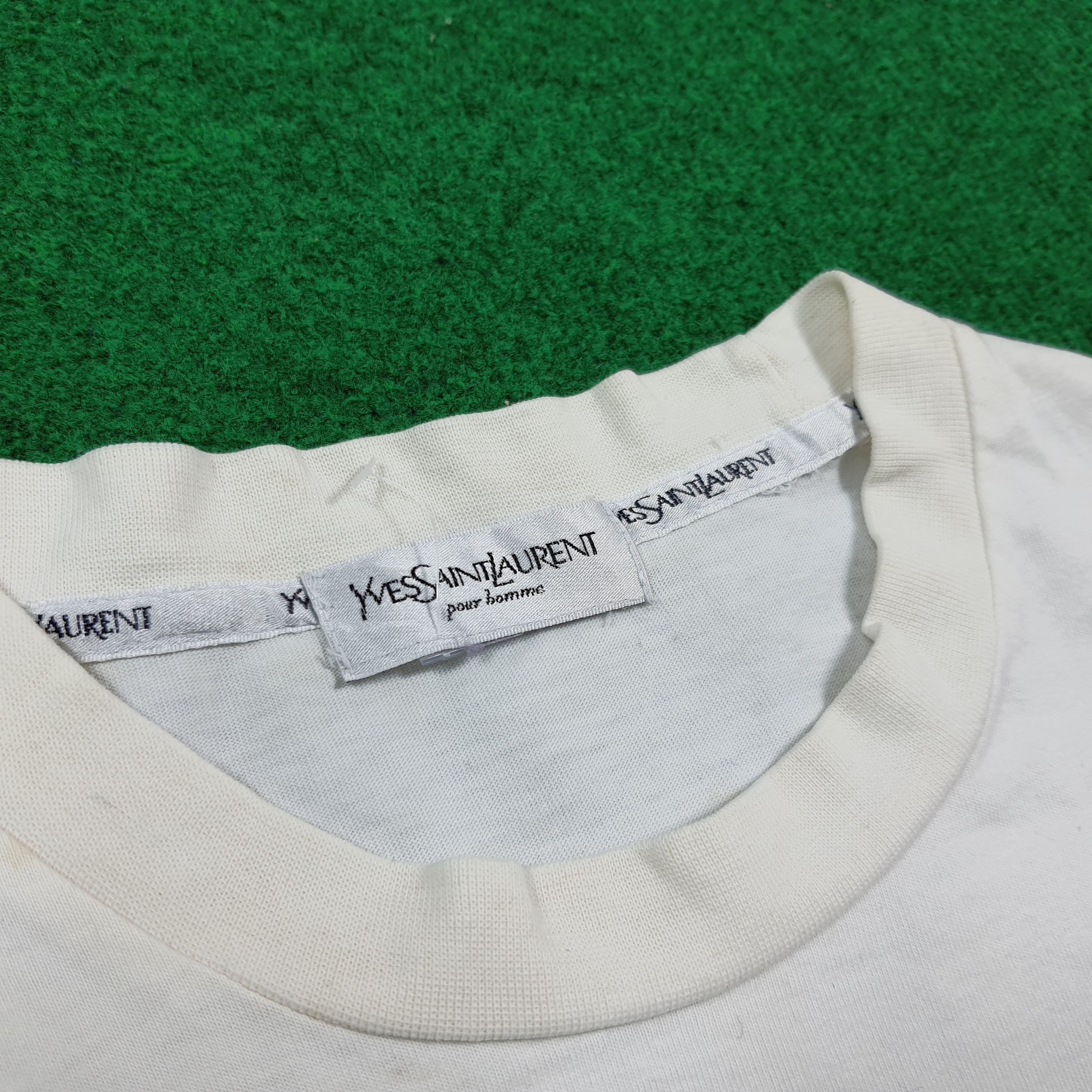 Yves Saint Laurent Vintage YSL Yves Saint Laurent Designer Tshirt C301N6 Size US M / EU 48-50 / 2 - 4 Thumbnail