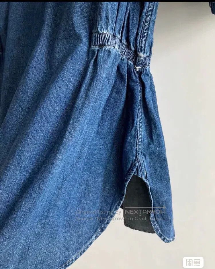 Kapital Kapital Blue-dyed soft denim dress Size XS / US 0-2 / IT 36-38 - 8 Thumbnail