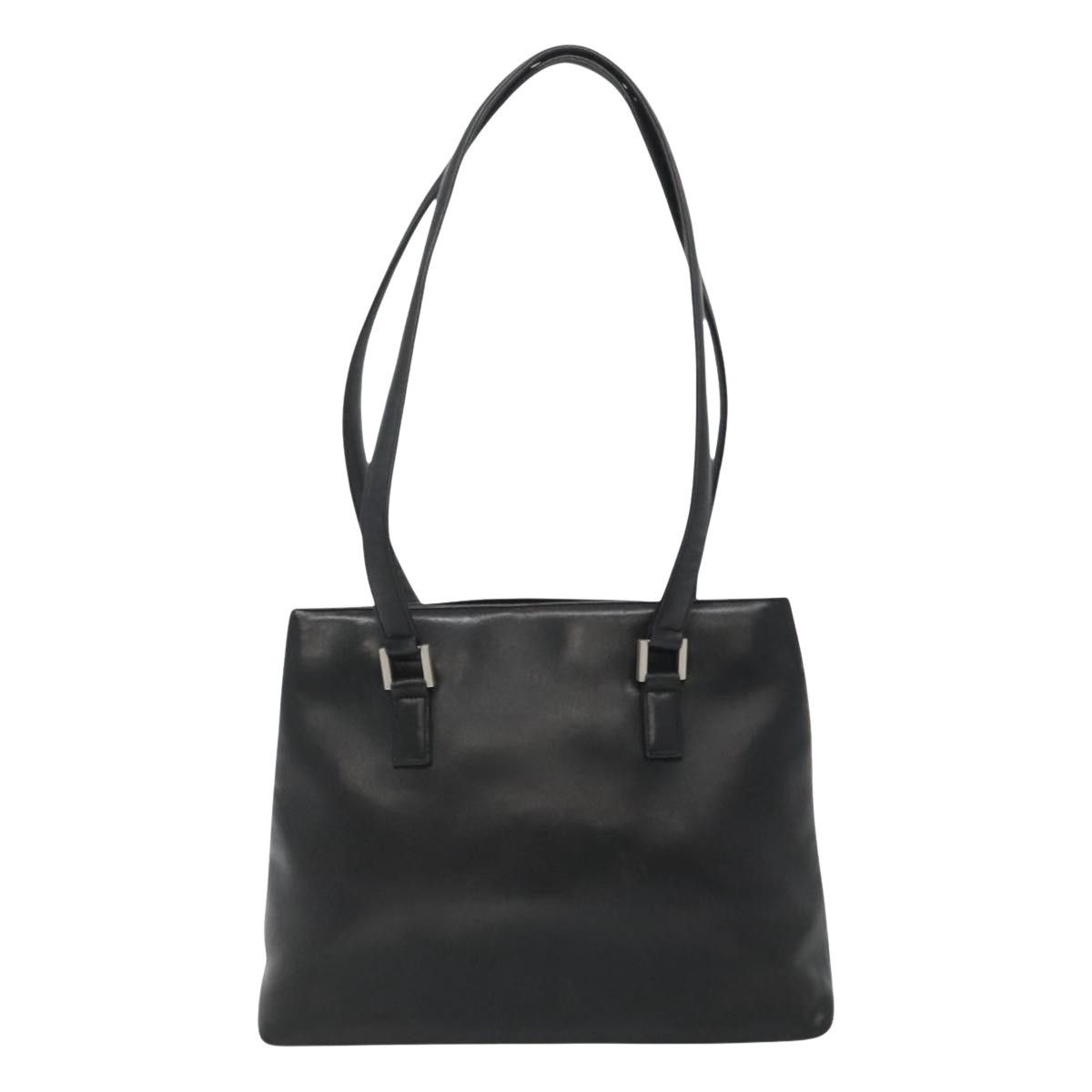 Chanel Black Leather Shoulder Bag (Pre-Owned) Size ONE SIZE - 1 Thumbnail