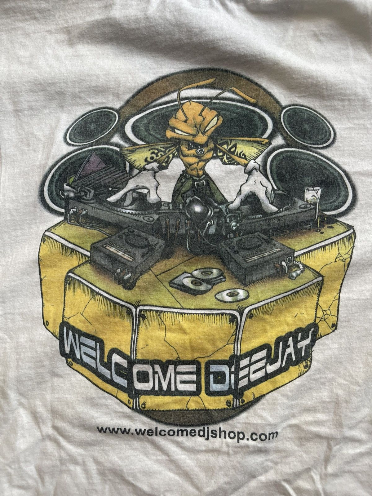 Vintage VTG Valento Welcome Deejay Rave Tee Cyber Y2K XL Size US XL / EU 56 / 4 - 5 Thumbnail
