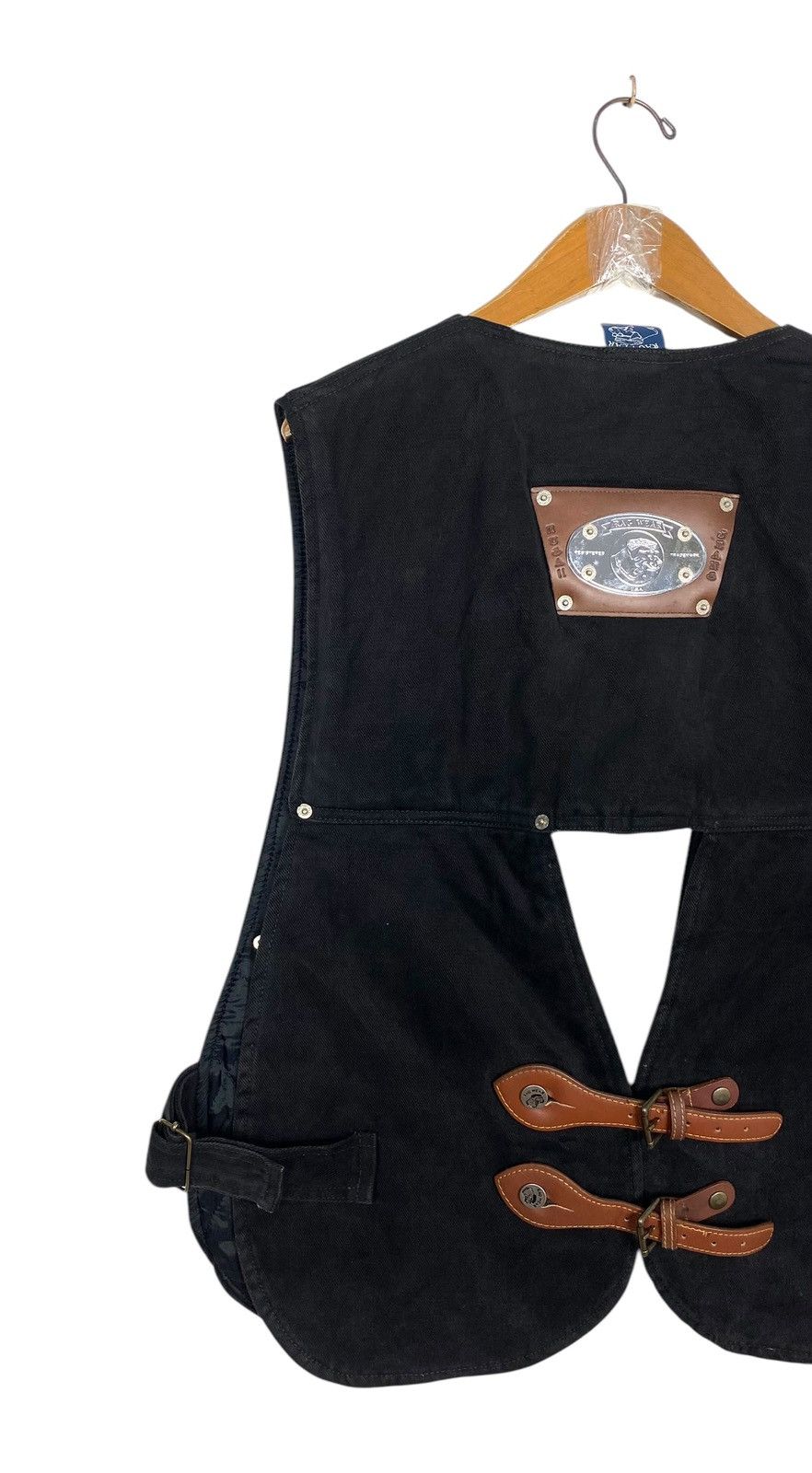 Vintage Rare‼️ Vintage Rag Wear Jeans Workwear Vest Buckle Made Usa Size US M / EU 48-50 / 2 - 2 Thumbnail