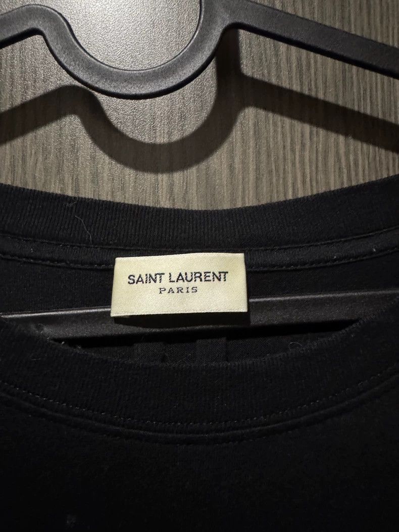 Saint Laurent Paris Saint Laurent Paris Black short sleeve T-shirt Nextarrow-25 Size US XL / EU 56 / 4 - 2 Thumbnail