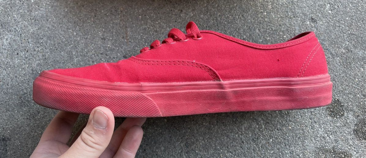 Vans Vans Authentic Skate Mens Size 10 Red Athletic Size US 10 / EU 43 - 9 Thumbnail