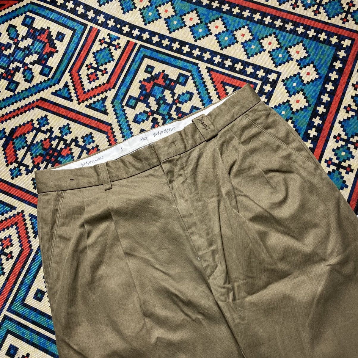 Saint Laurent Paris × Yves Saint Laurent yves saint laurent Pants Size US 32 / EU 48 - 4 Thumbnail