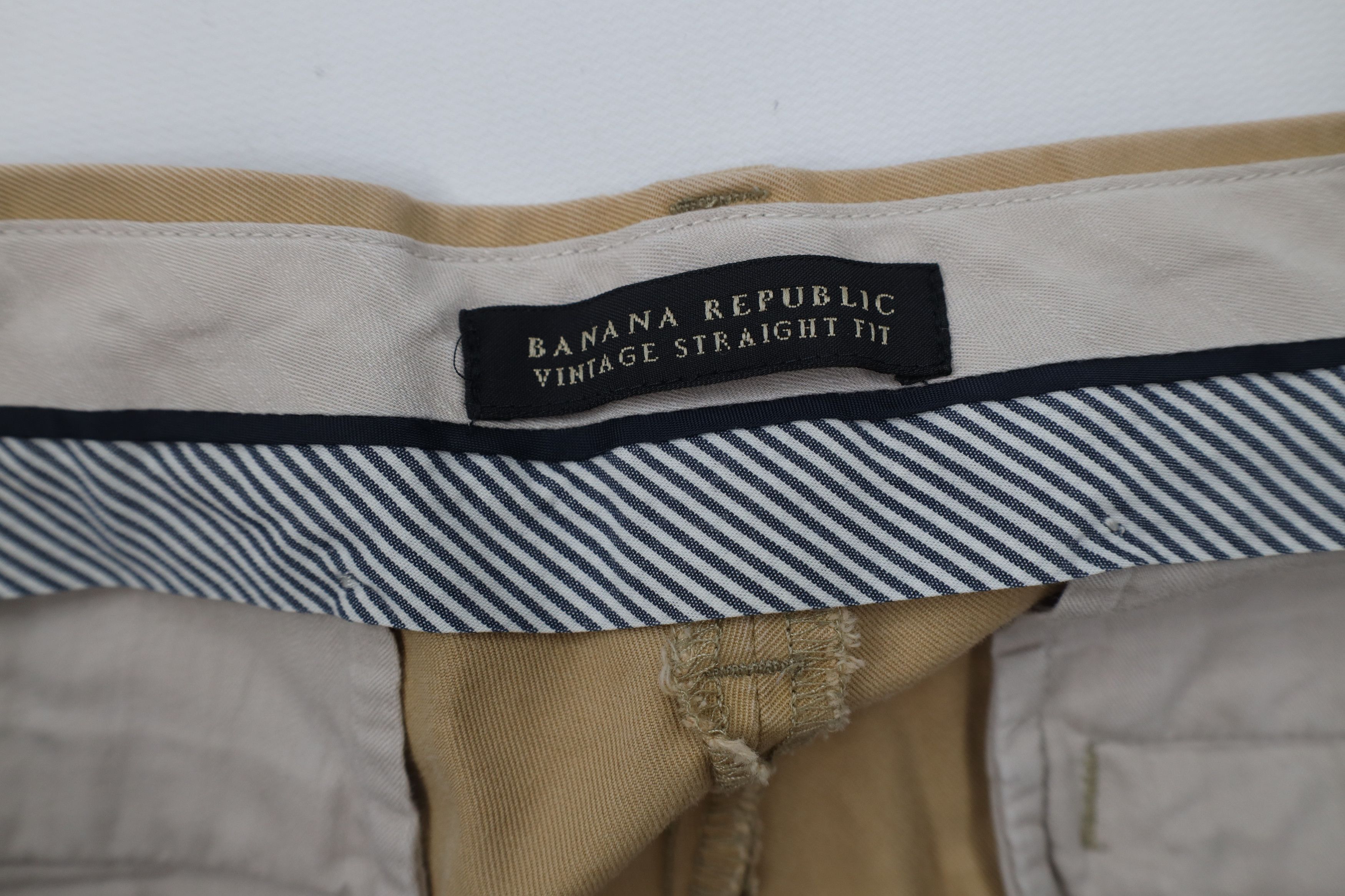 Banana Republic Vintage Y2K Banana Republic Vintage Straight Fit Chino Pants Size US 36 / EU 52 - 6 Thumbnail