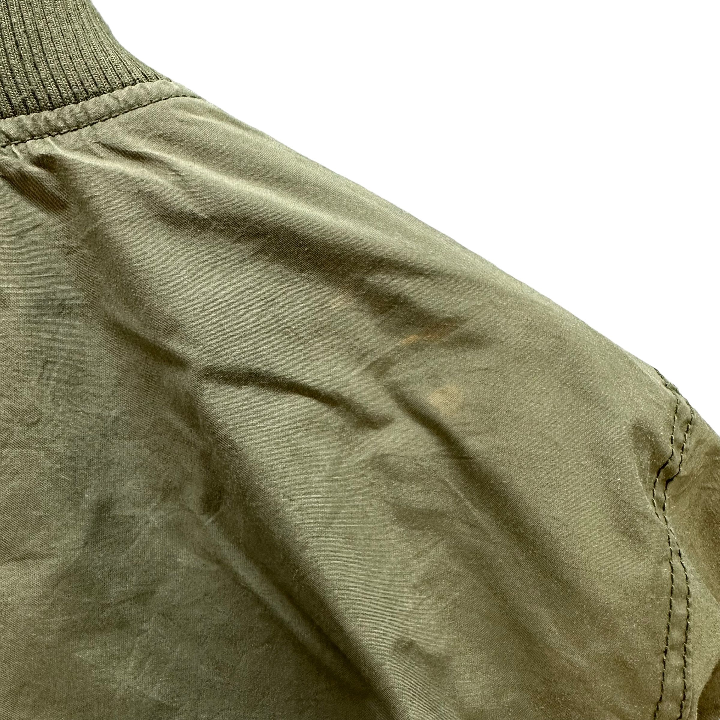 Gap Gap Olive Green Bomber Jacket #A2-0039 Size US L / EU 52-54 / 3 - 13 Thumbnail