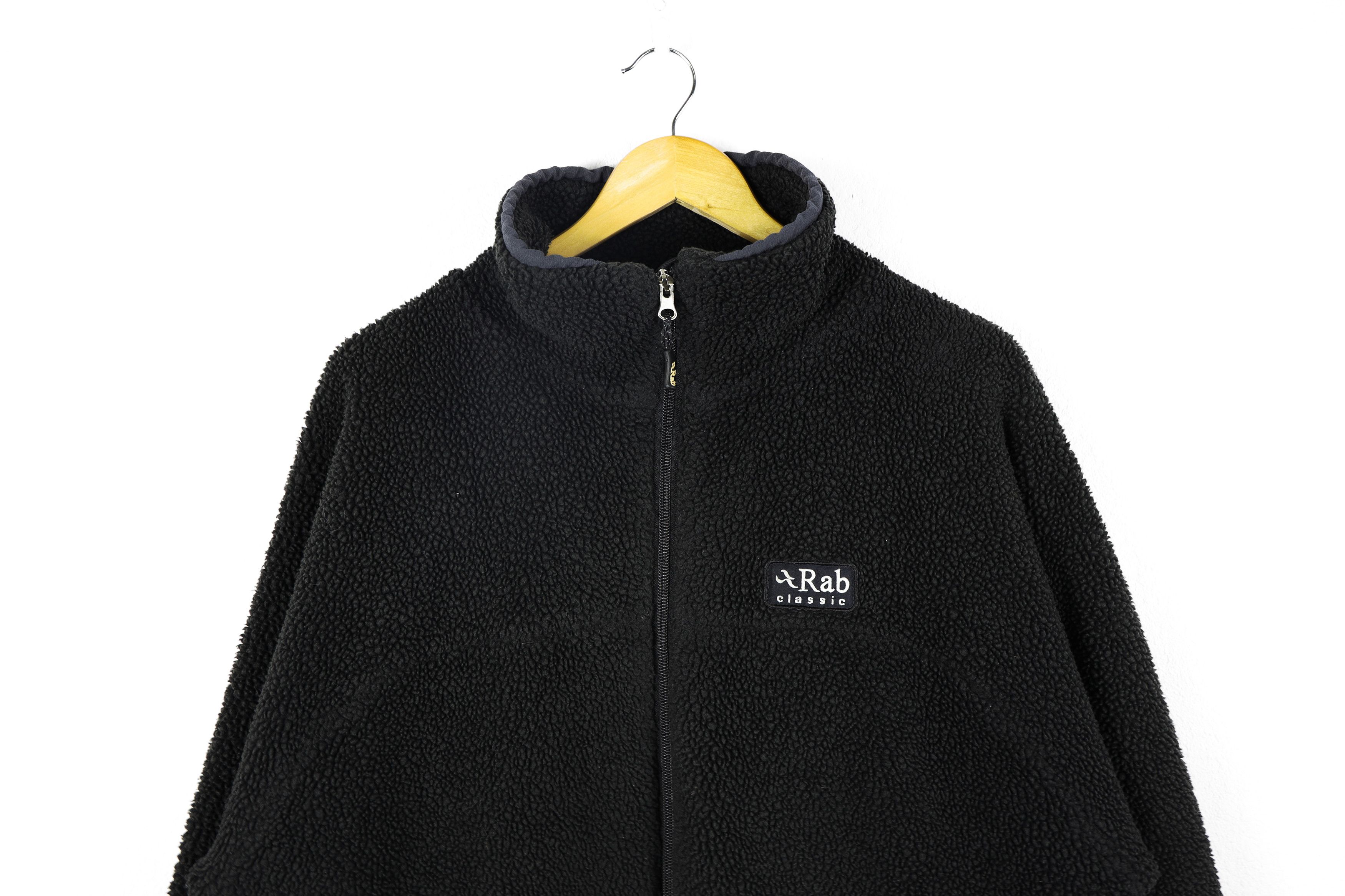 Rab Rab Classic Black Double Pile Fleece Sherpa Jacket XL Size US XL / EU 56 / 4 - 2 Thumbnail