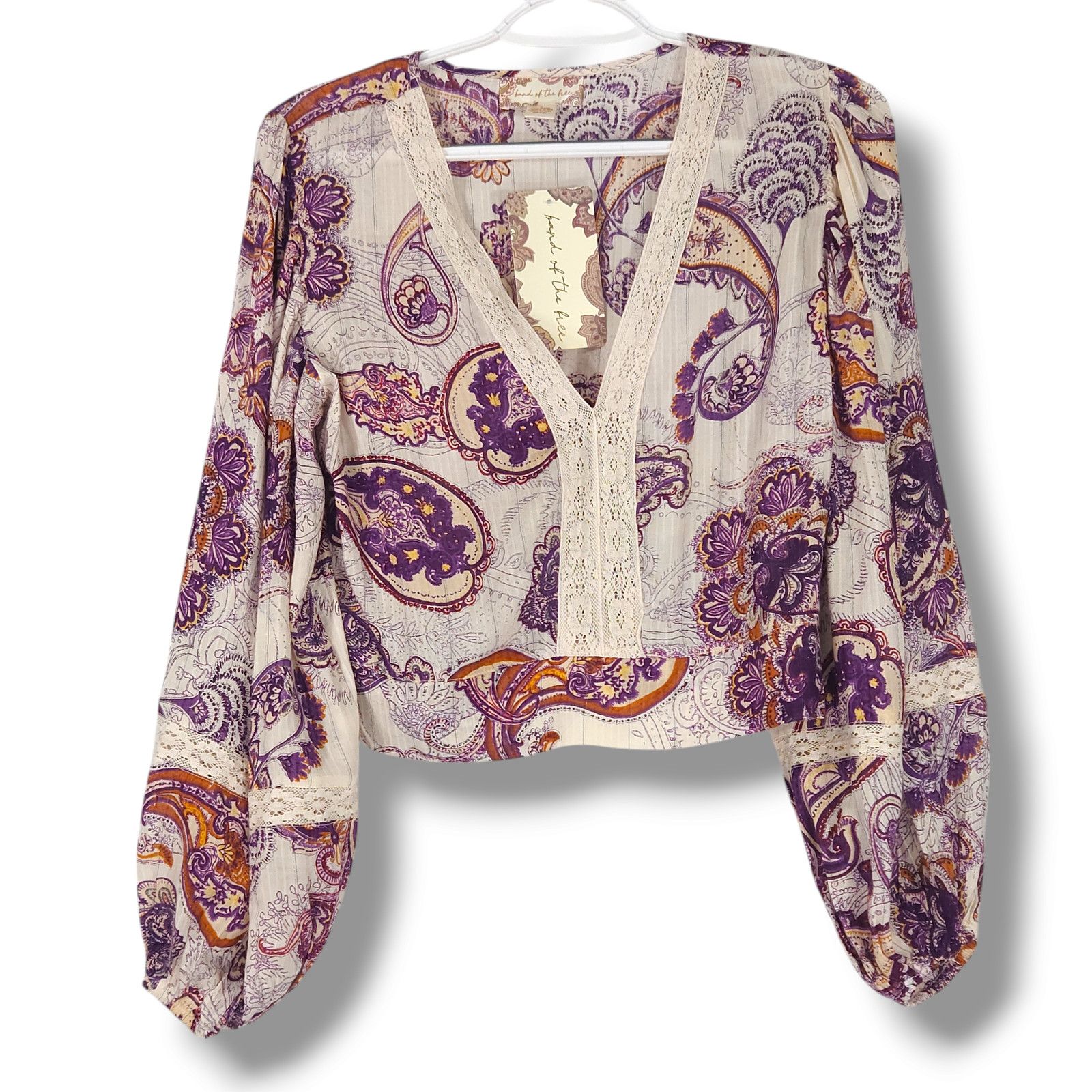 Other NWT B.O.G. Band of the Free Mirabelle Crop Top Sz. S [4-6] Size S / US 4 / IT 40 - 2 Thumbnail