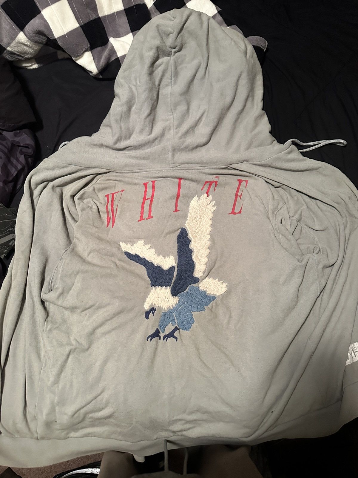 Off-White Vintage Off-White eagle hoodie Size US XL / EU 56 / 4 - 2 Thumbnail