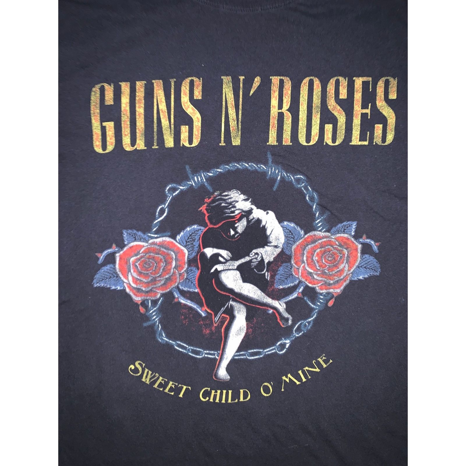 Band Tees Guns N Roses Sweet Child O Mine T Shirt Womens Large Black Size L / US 10 / IT 46 - 1 Thumbnail