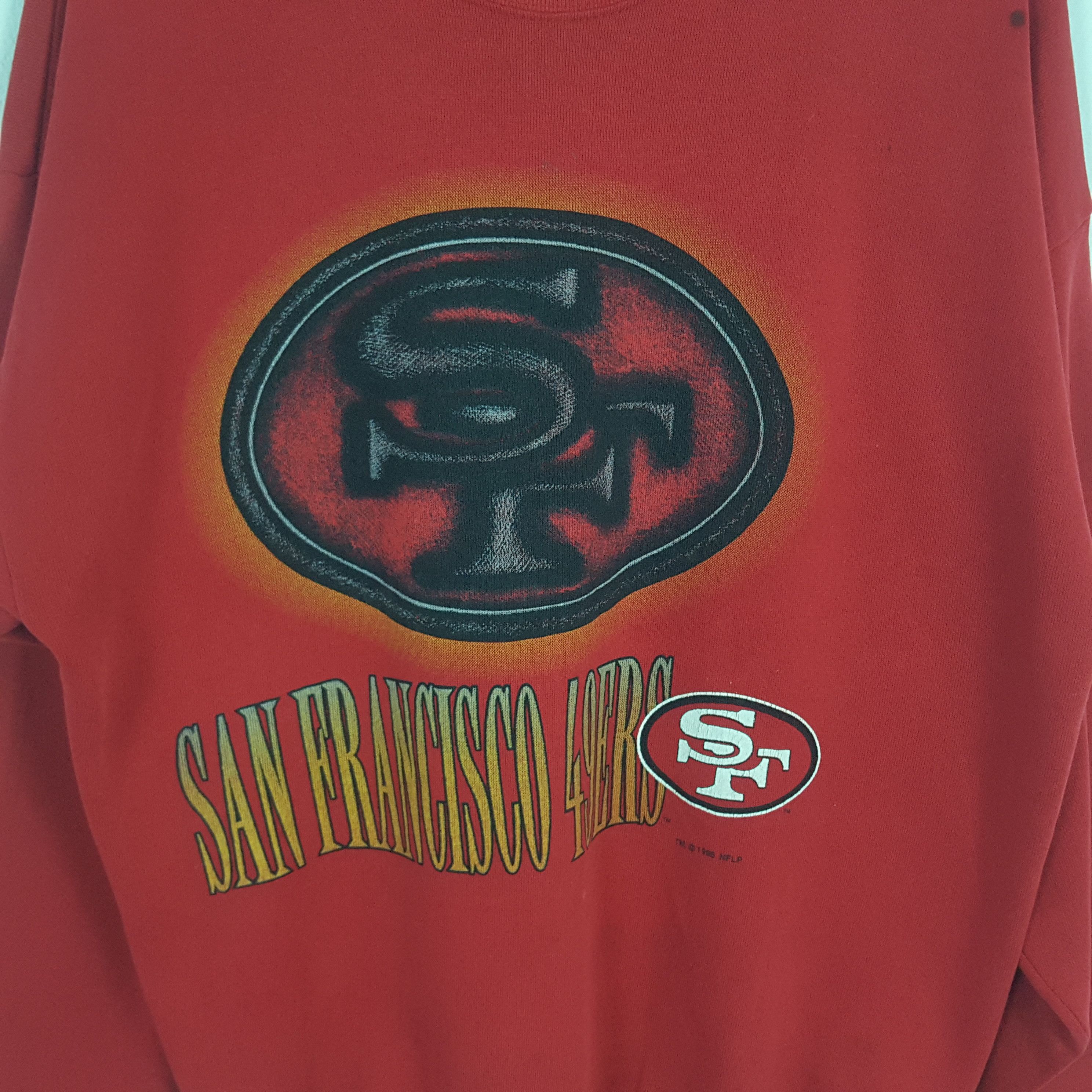 NFL × Vintage Vintage San Francisco 49ers Big Logo Sweatshirt Size US L / EU 52-54 / 3 - 2 Thumbnail