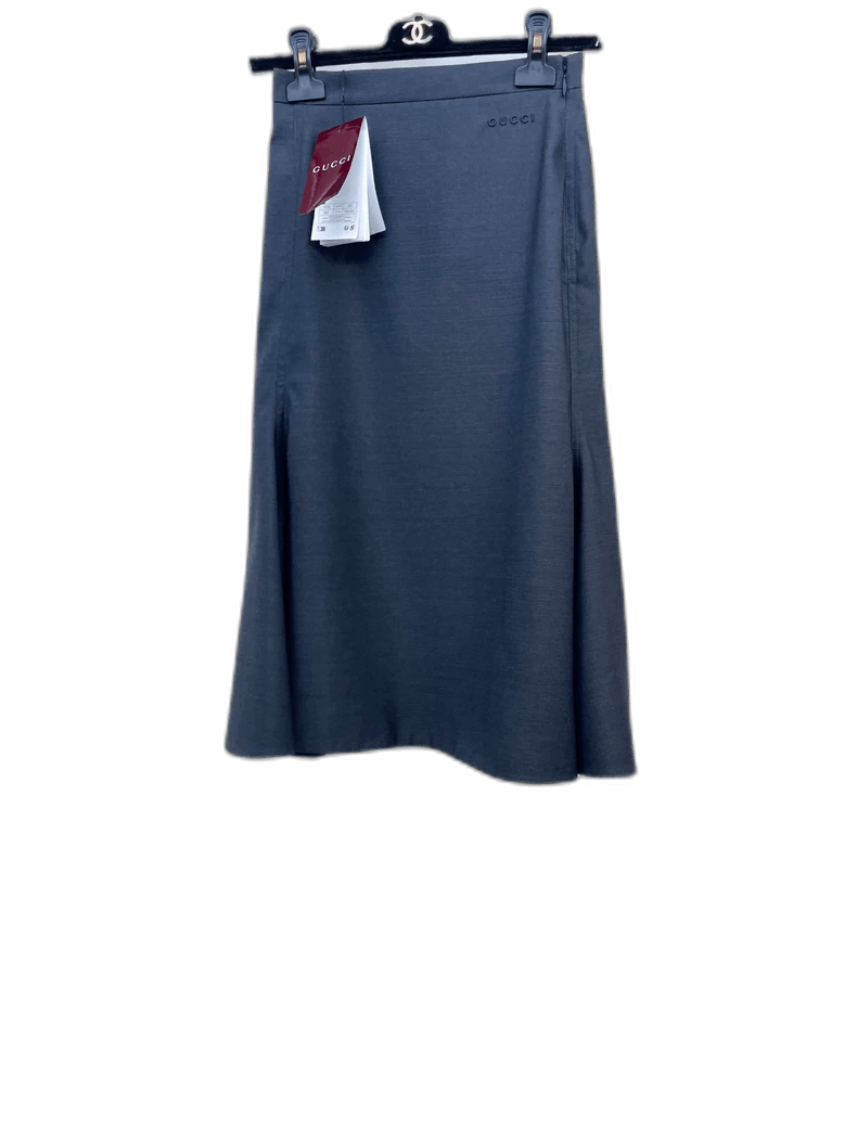Gucci Gucci Gray Suit Skirt for Work-2506 Size 35" - 1 Thumbnail