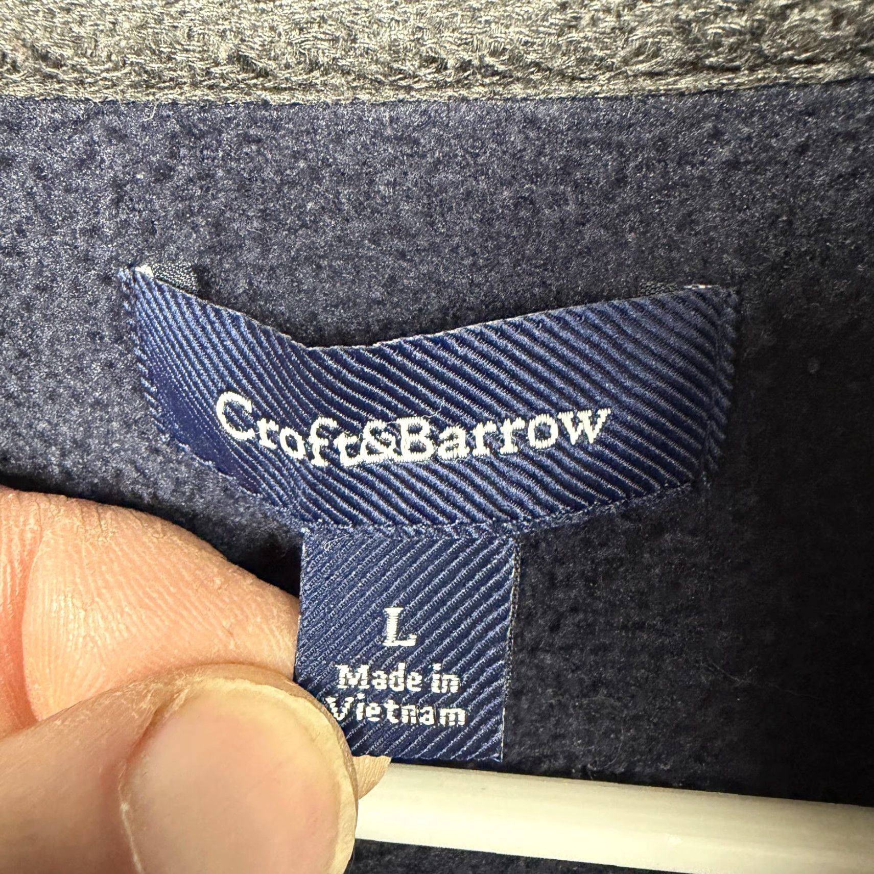 Croft & Barrow Croft & Barrow Jacket Mens L Blue Fleece 1/4 Zip Pullover Outdoor Hiking Size US L / EU 52-54 / 3 - 7 Thumbnail