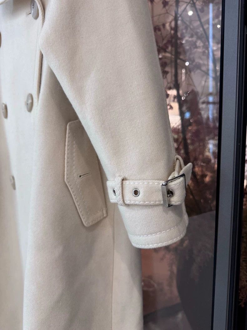 Max Mara Max Mara White Cashmere Size L / US 10 / IT 46 - 2 Thumbnail
