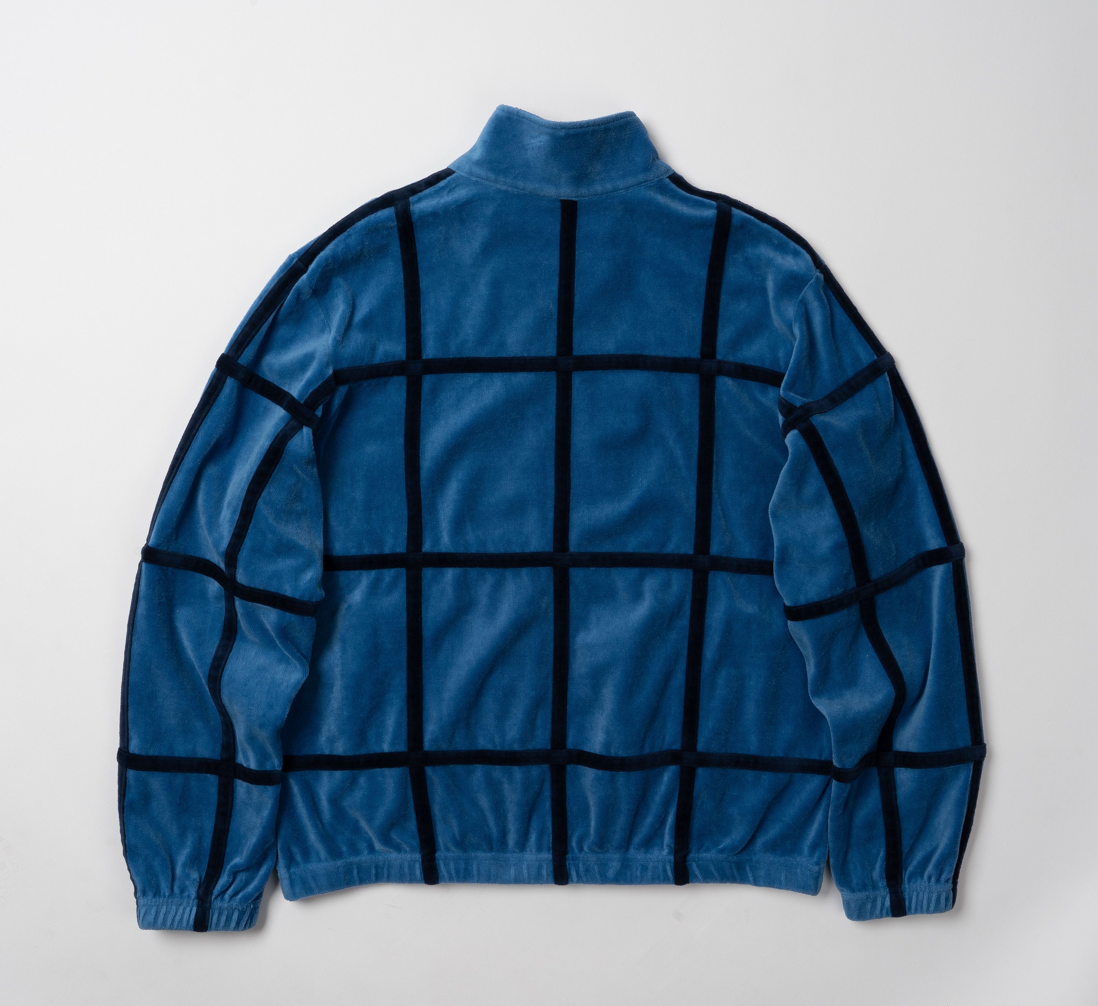 Supreme 🔵SUPREME Grid Taping Velour Jacket and Sweat pant outfit Size 50R - 9 Thumbnail