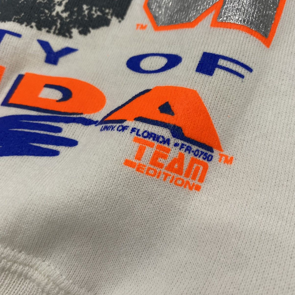 Japanese Brand × Vintage Vtg 90s University of Florida Gators Football Sweatshirt Size US S / EU 44-46 / 1 - 5 Thumbnail