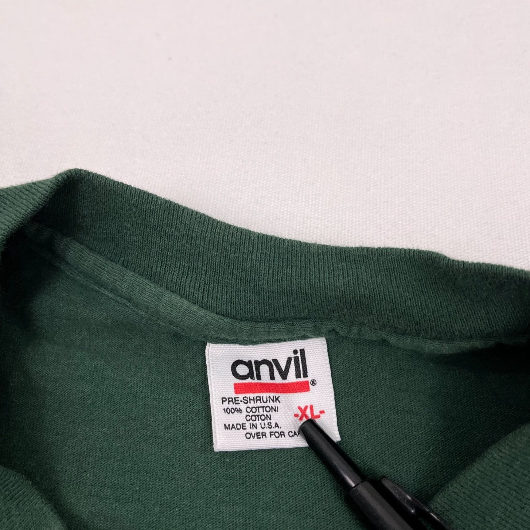 Anvil VTG 90s Throwing Copper Shirt Mens XL 1994 Live Tour Concert Band Logo Graphic Print T-Shirt Anvil Cotton Green Size US XL / EU 56 / 4 - 5 Thumbnail