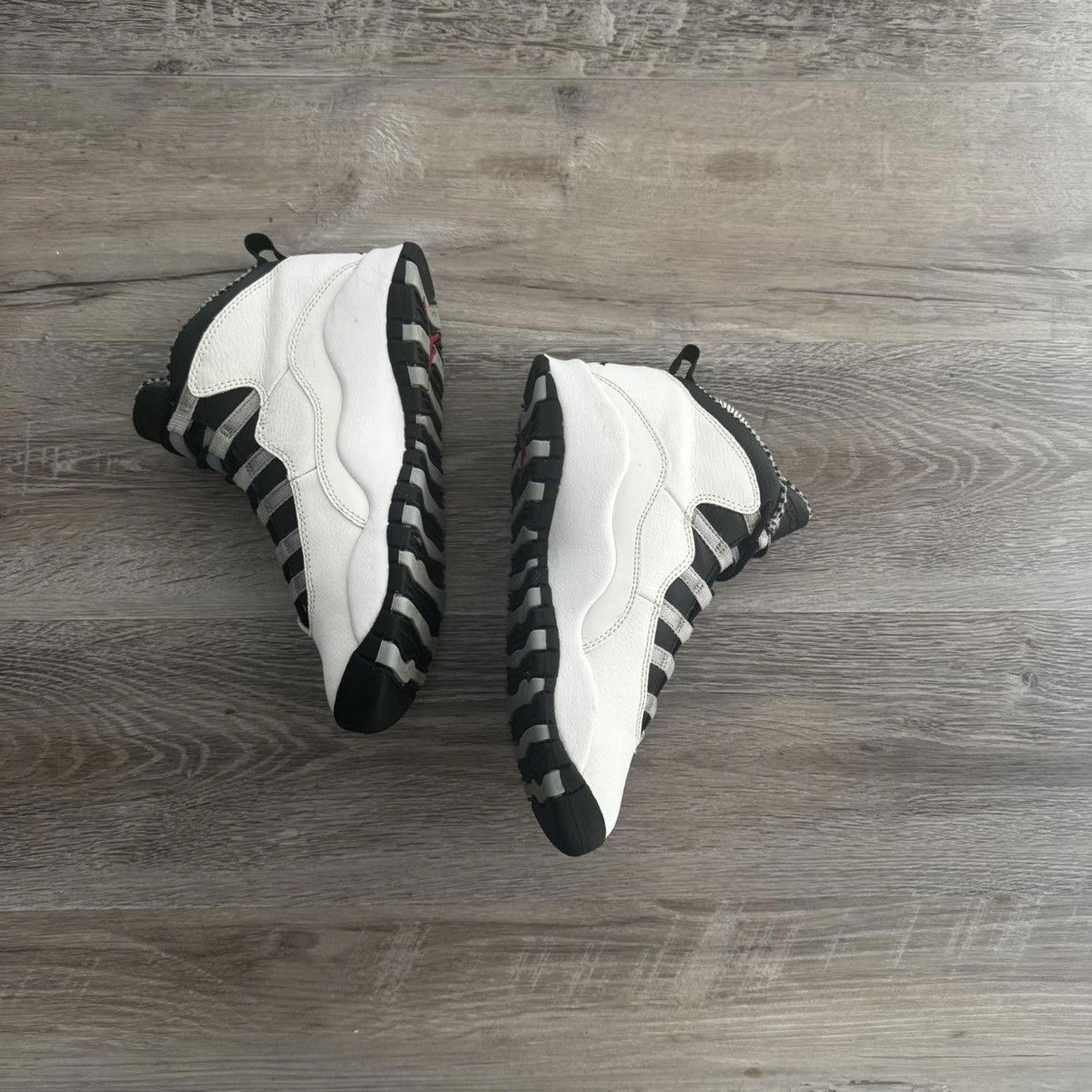 Nike NIKE • JORDAN 10 Retro GS "2013 Steel" (4M) Size US 5 / EU 37 - 10 Thumbnail