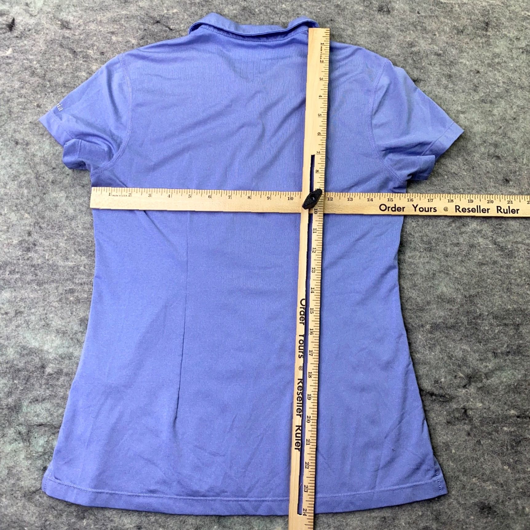 Vintage Columbia Womens Polo Shirt XS Purple Short Sleeve Stretch Cotton Elastane Jersey Basic Size XS / US 0-2 / IT 36-38 - 7 Thumbnail