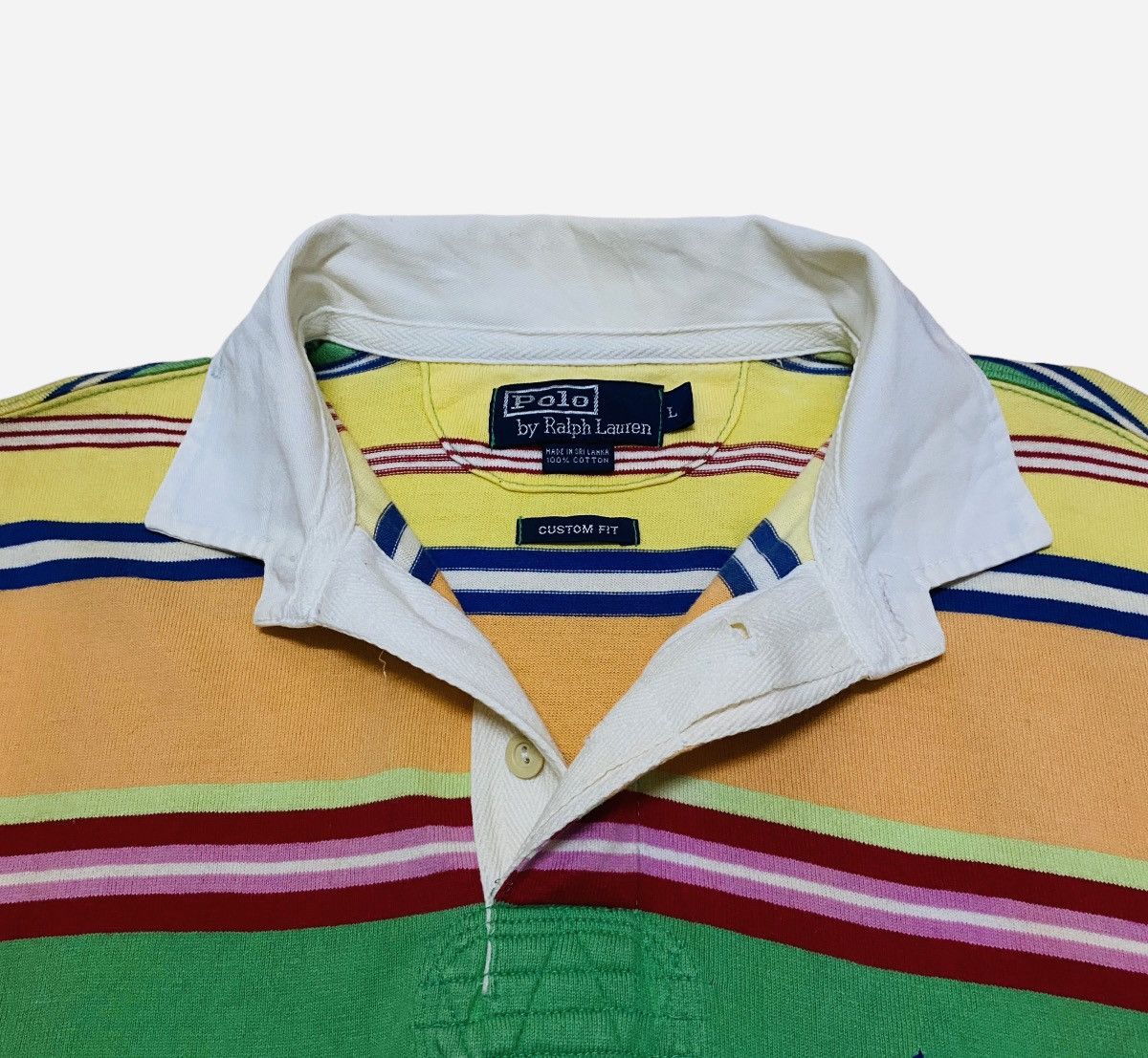 Polo Ralph Lauren × Rugby Ralph Lauren × Vintage Rare Design Vintage Polo Ralph Lauren Rugby T-shirt 1990s Size US L / EU 52-54 / 3 - 7 Thumbnail