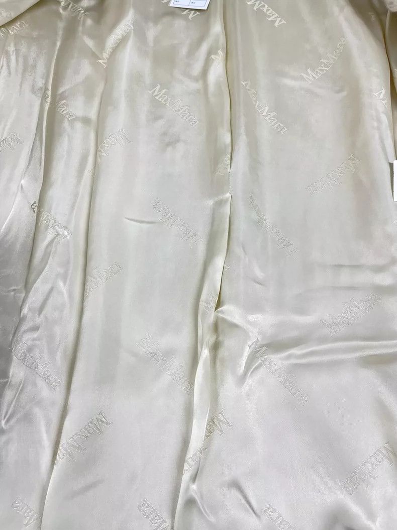 Max Mara Max Mara White Teddy double-breasted long alpaca coat Size S / US 4 / IT 40 - 3 Thumbnail