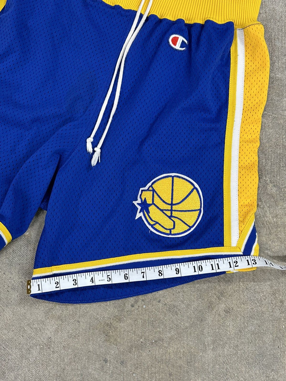 Champion Vintage 90s Champion Golden State Warriors Authentic Pro Cut Size US 38 / EU 54 - 7 Thumbnail