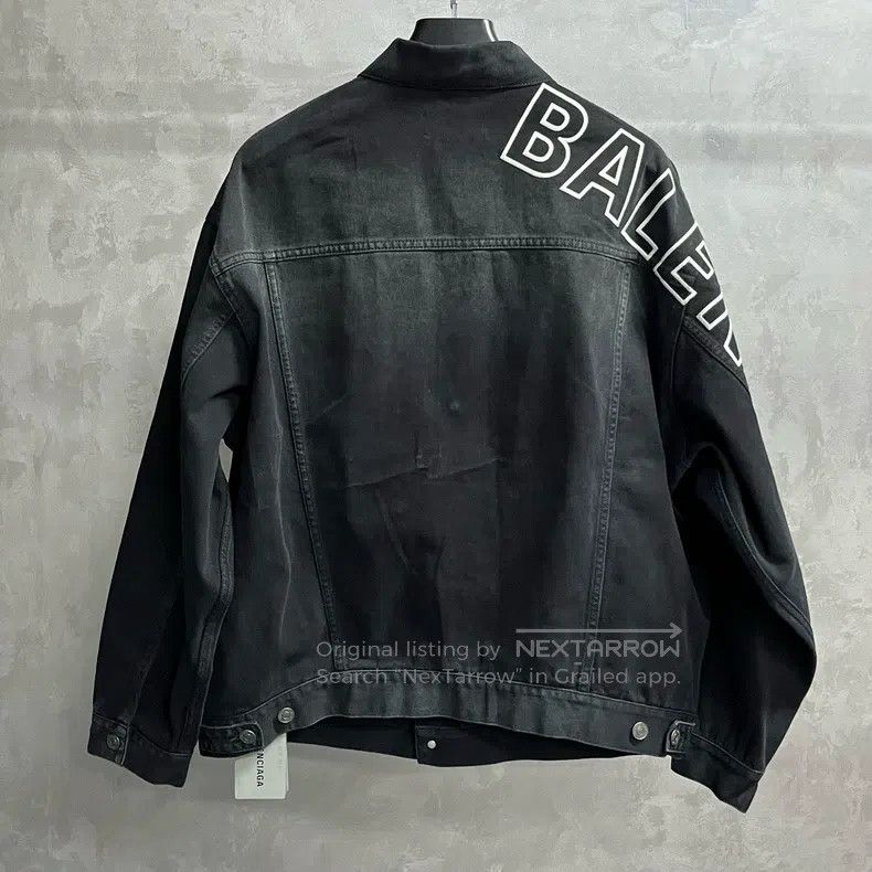 Balenciaga Balenciaga Black Logo letter printed square collar single Size US XS / EU 42 / 0 - 2 Thumbnail