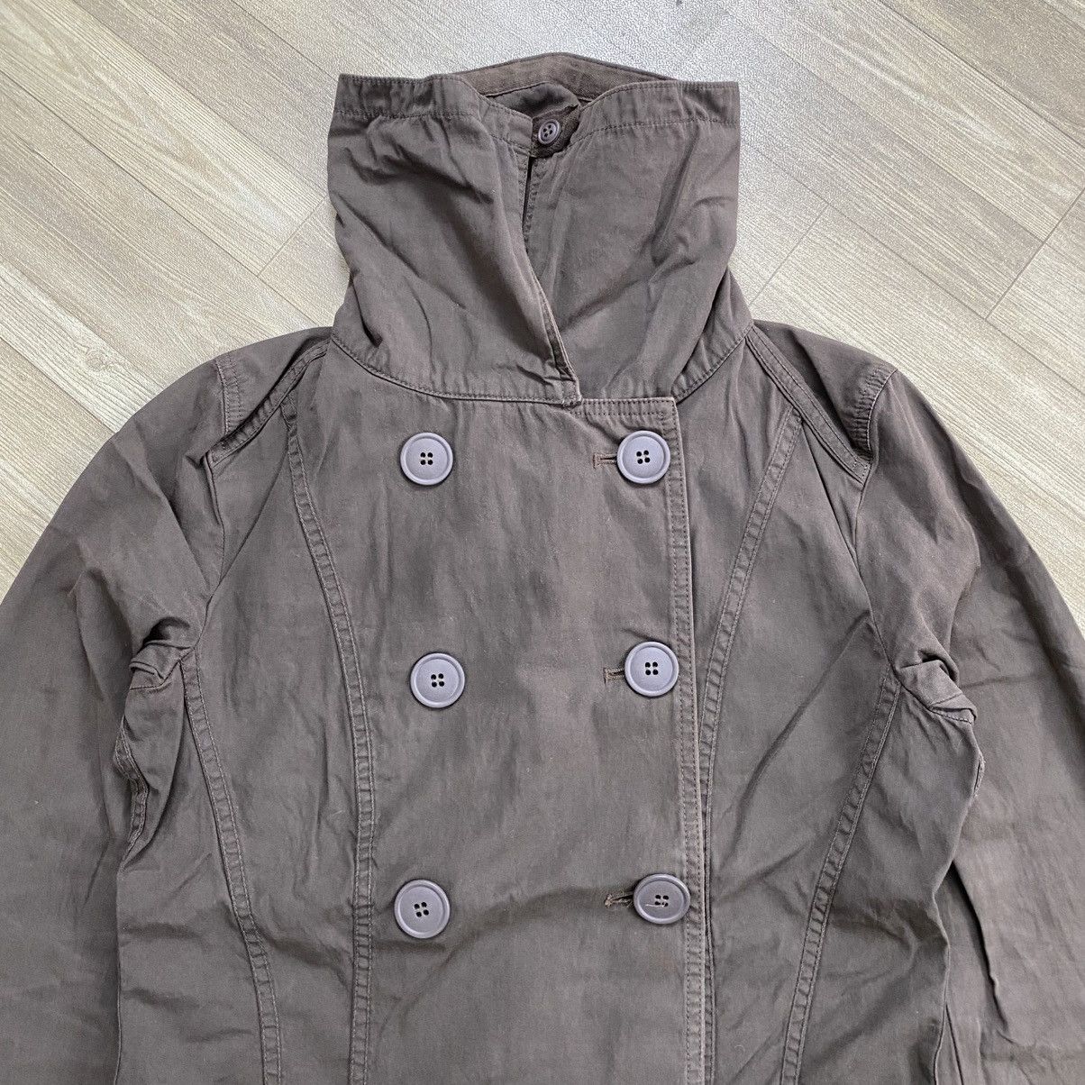 Japanese Brand Atsuro Tayama Yohji Yamomoto Style Trench Coat Bono Jacket Size US L / EU 52-54 / 3 - 3 Thumbnail