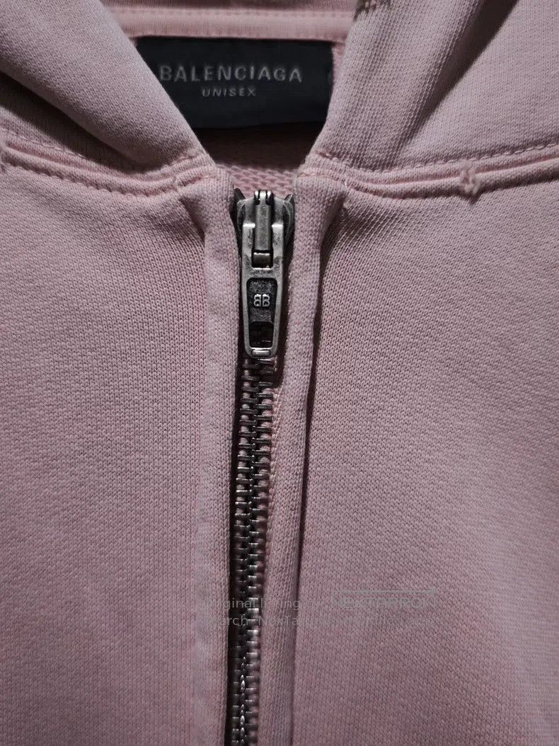 Balenciaga Balenciaga Pink Hooded Sweater Size US M / EU 48-50 / 2 - 3 Thumbnail